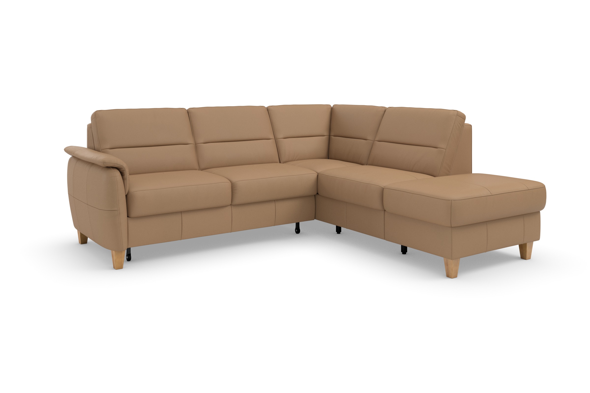 Home affaire Ecksofa »Palmera L-Form«, Federkern, wahlweise mit Bettfunktion und mit/ohne Stauraum