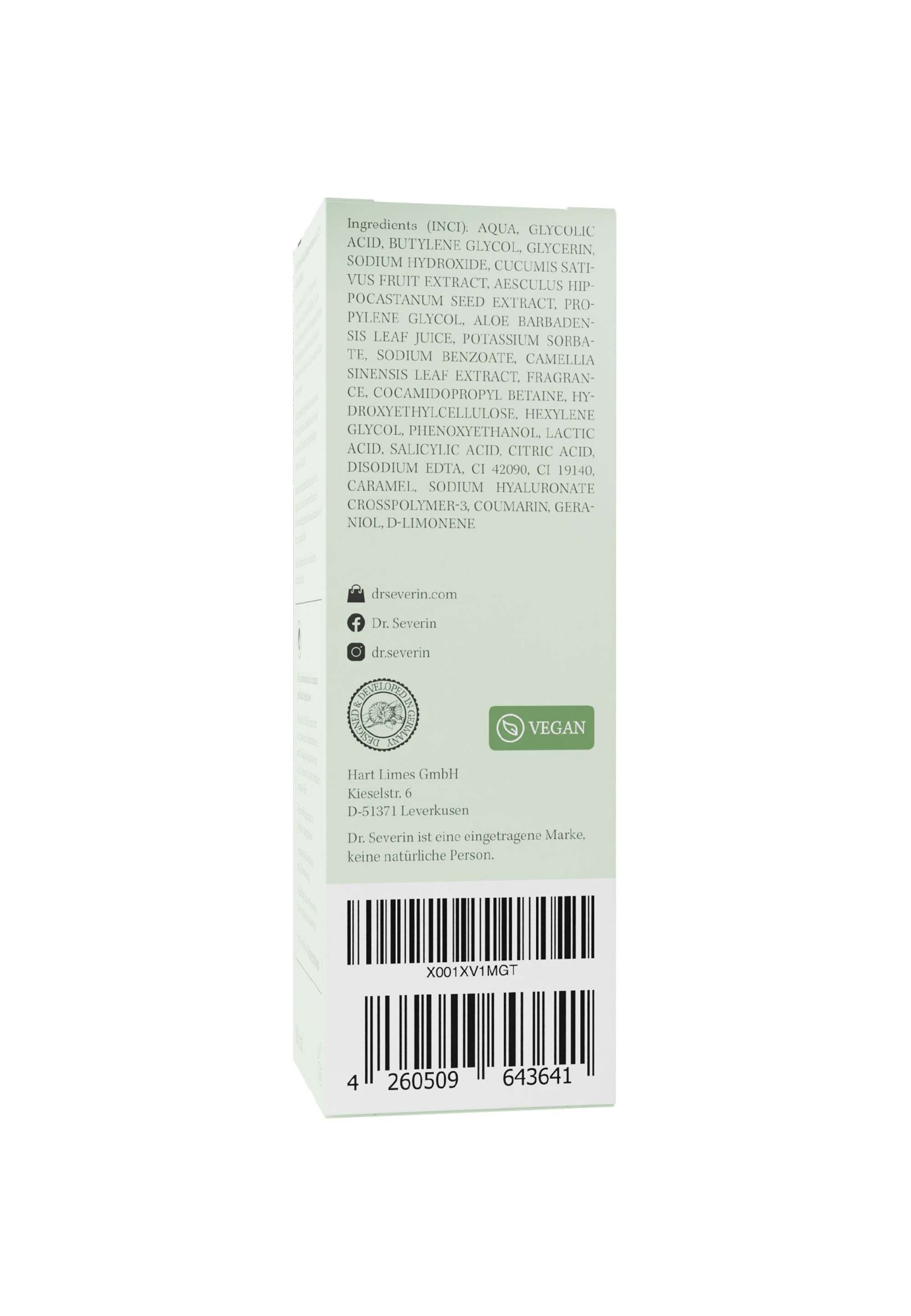 Dr. Severin Gesichtsfluid »AHA & BHA« mit effektiver Exfoliating-Formel