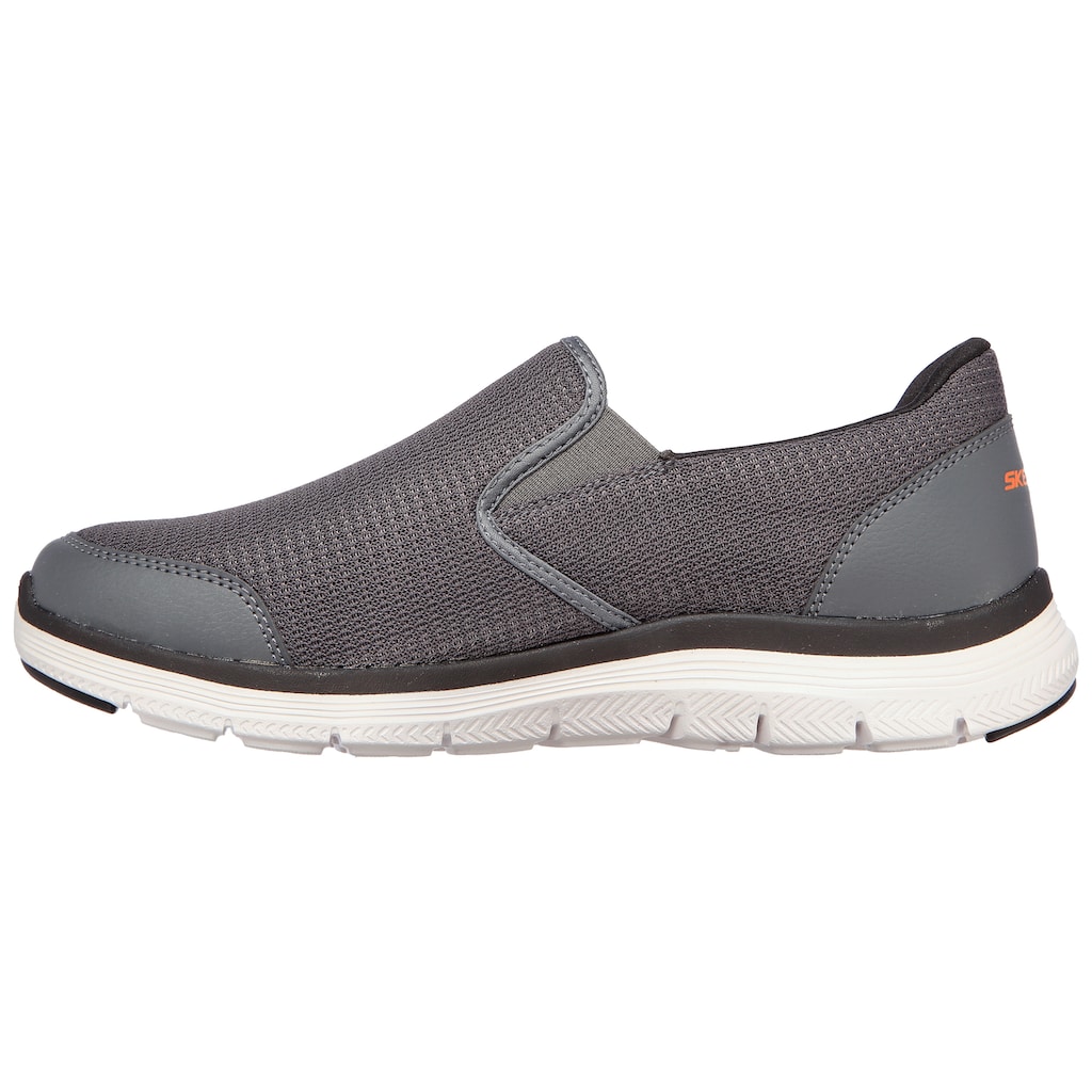 Skechers Slip-On Sneaker »FLEX ADVANTAGE 4.0«, Slipper, Schhlupfschuh, Komfortschuh mit Air Cooled Memory Foam