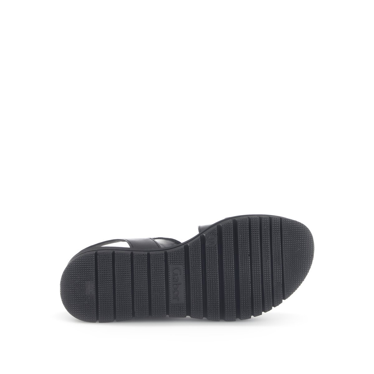 Plateausandaletten GABOR "Plateau Sandale", Damen, Gr. 43, schwarz, Schuhe 3