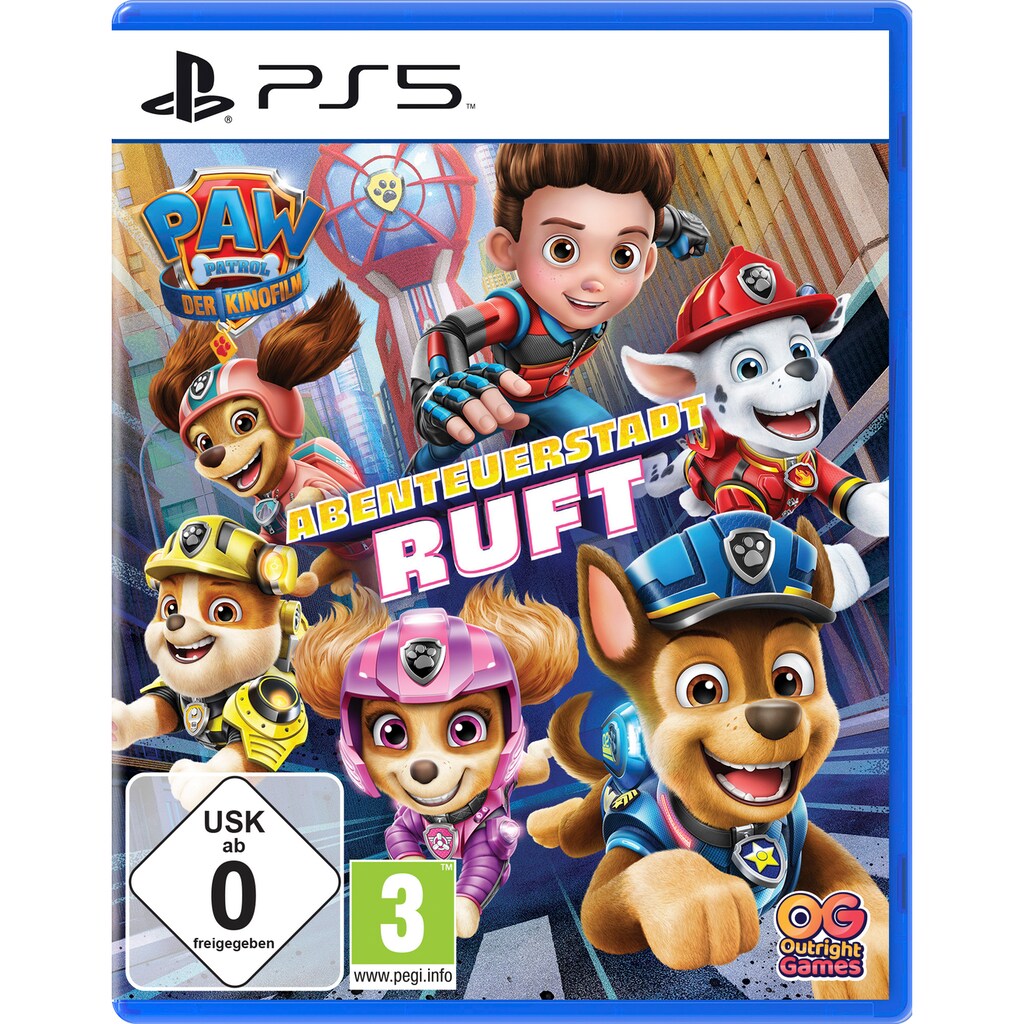 Outright Games Spielesoftware »Paw Patrol - Der Kinofilm Abenteuerstadt ruft«, PlayStation 5