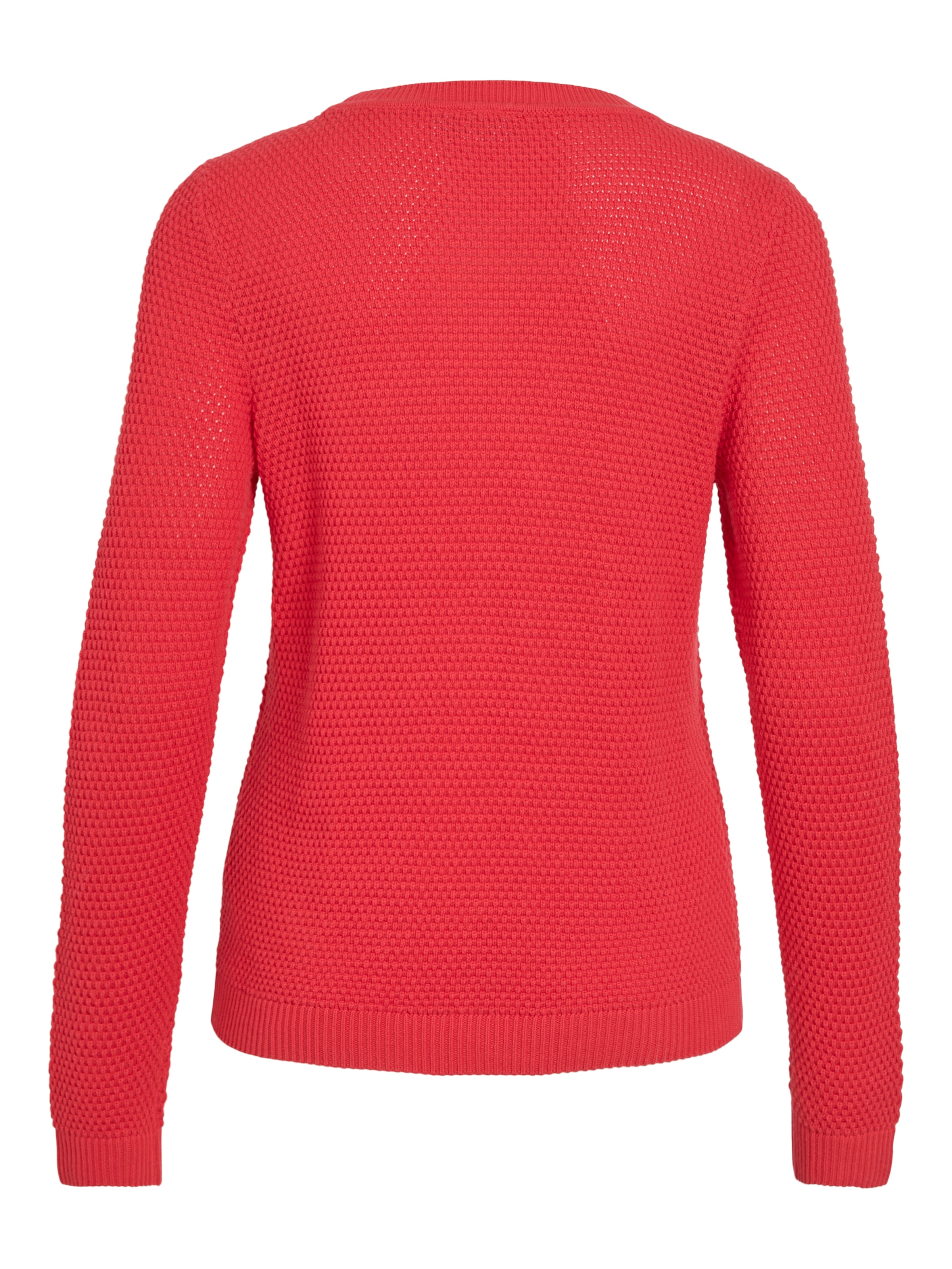 Vila Rundhalspullover »VIDALO O-NECK L/S KNIT TOP- NOOS« Baumwolle, regular fit
