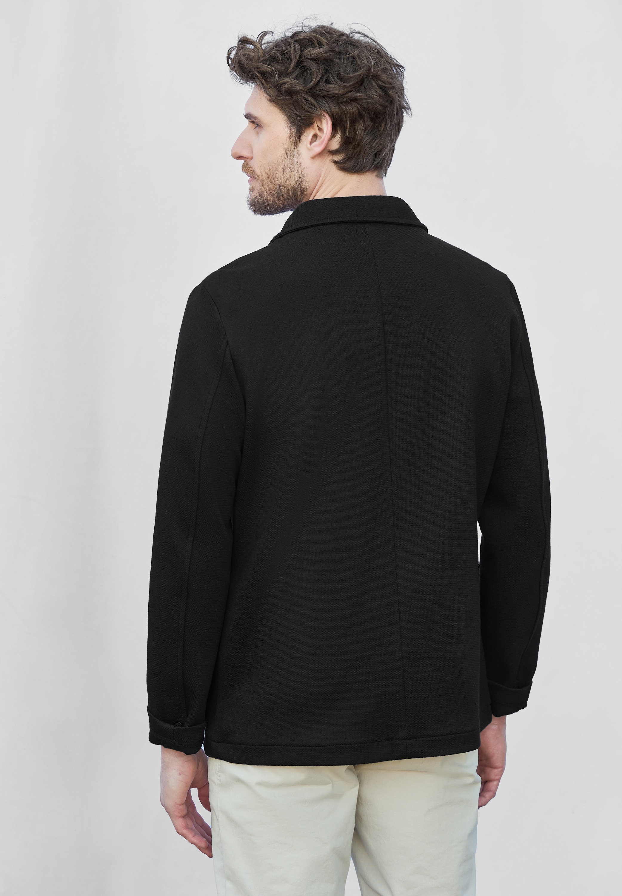 STREET ONE MEN Funktionsjacke, ohne Kapuze, mit Reverskragen