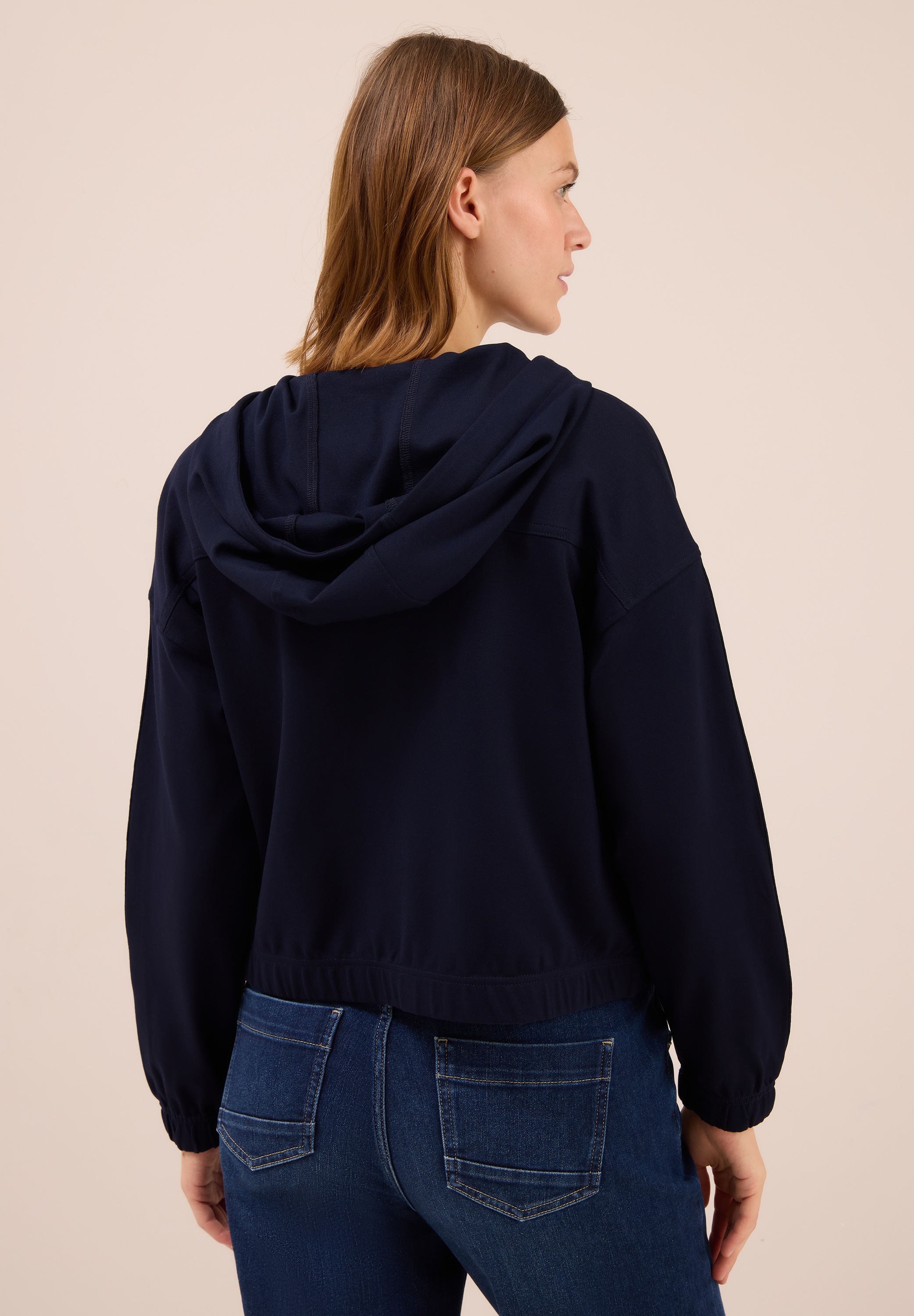 Cecil Sweatjacke mit Galon-Streifen günstig online kaufen