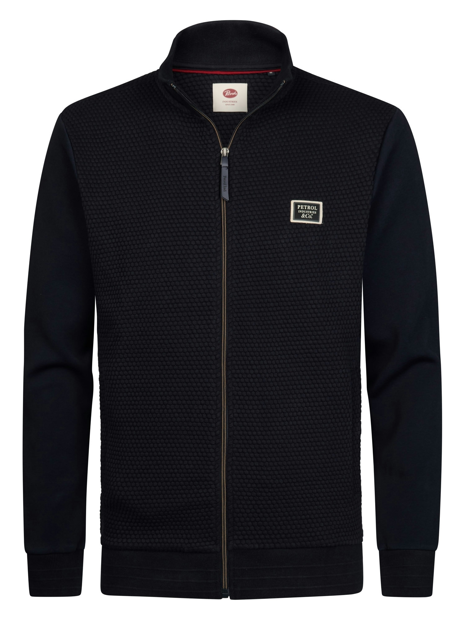 Petrol Industries Sweatshirt, Mit Reißverschluss Und Stehkragen