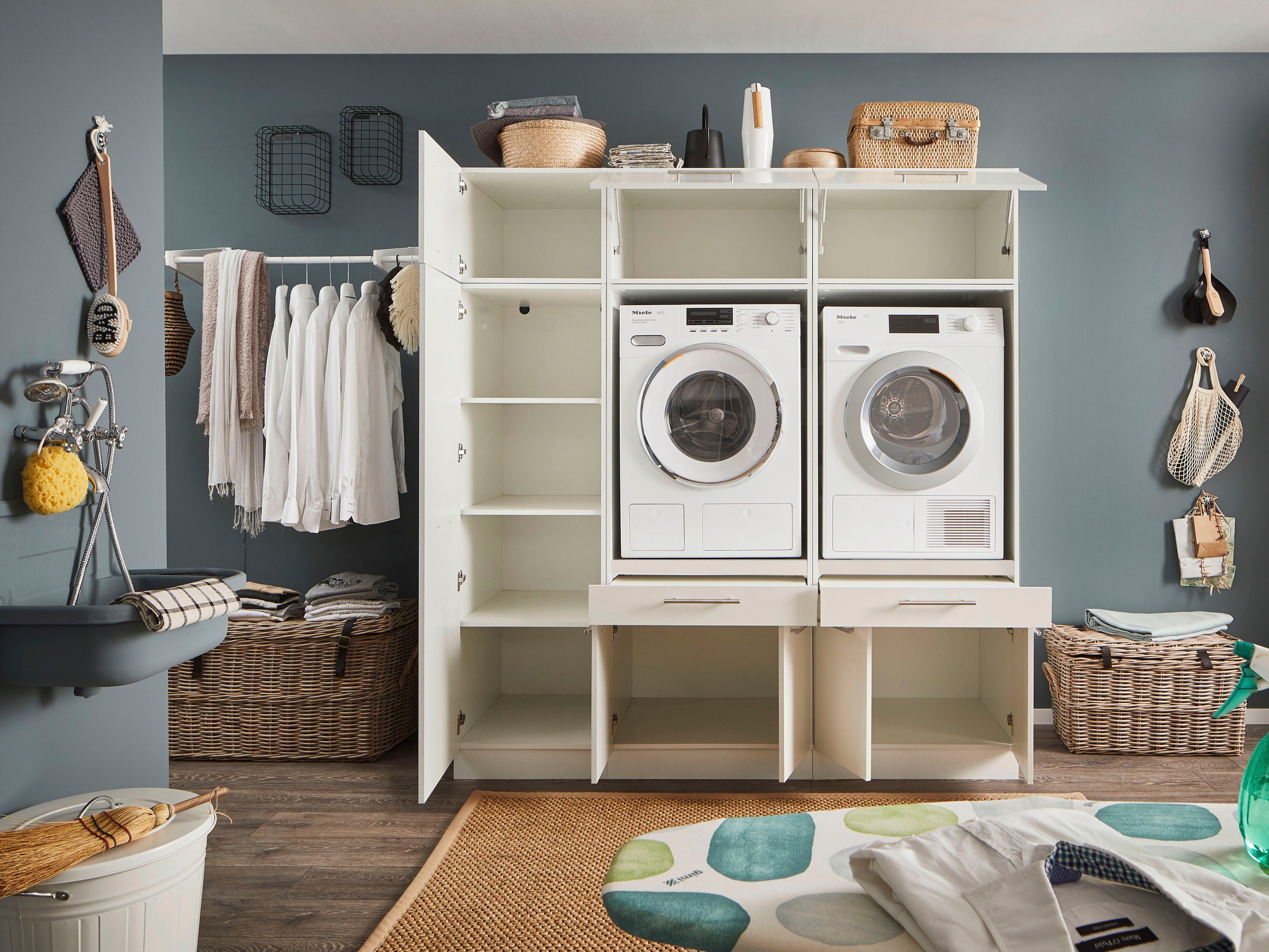 Laundreezy Mehrzweckschrank-Set LAUNDREEZY LDSK13, Breite 185 günstig online kaufen