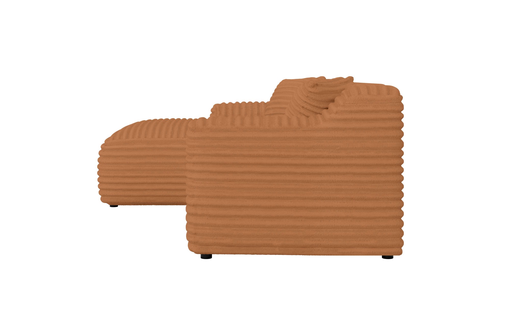 Home affaire Ecksofa »LILLIANA Designsofa, L-Form mit Recamiere rechts/links bestellbar«, L-Form mit Wellenunterfederung, Maße B/T/H: 256/160/76 cm