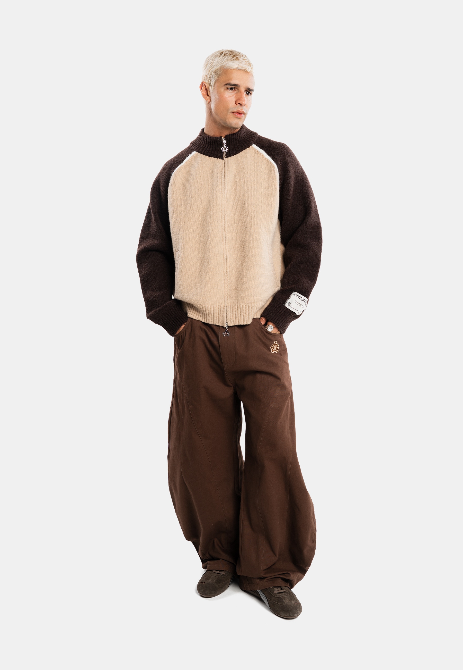 Another Cotton Lab Sweatjacke »Another Cotton Lab Another Zip Cardigan« 1