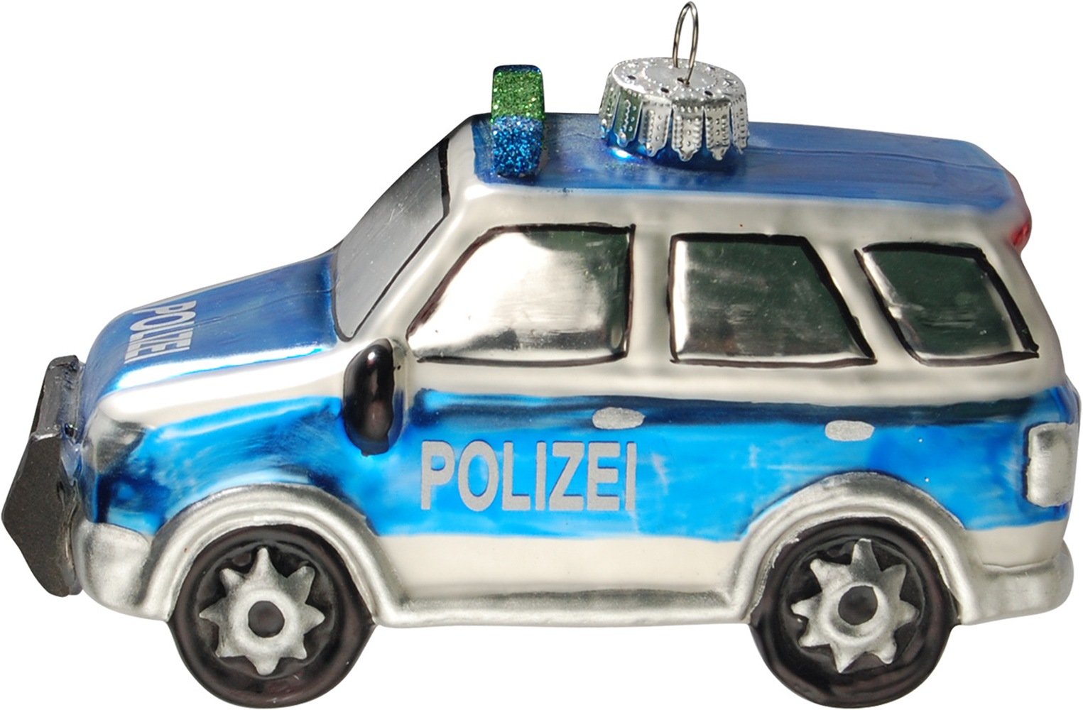 Krebs Glas Lauscha Christbaumschmuck »Polizei SUV« Glas, 1 Stück