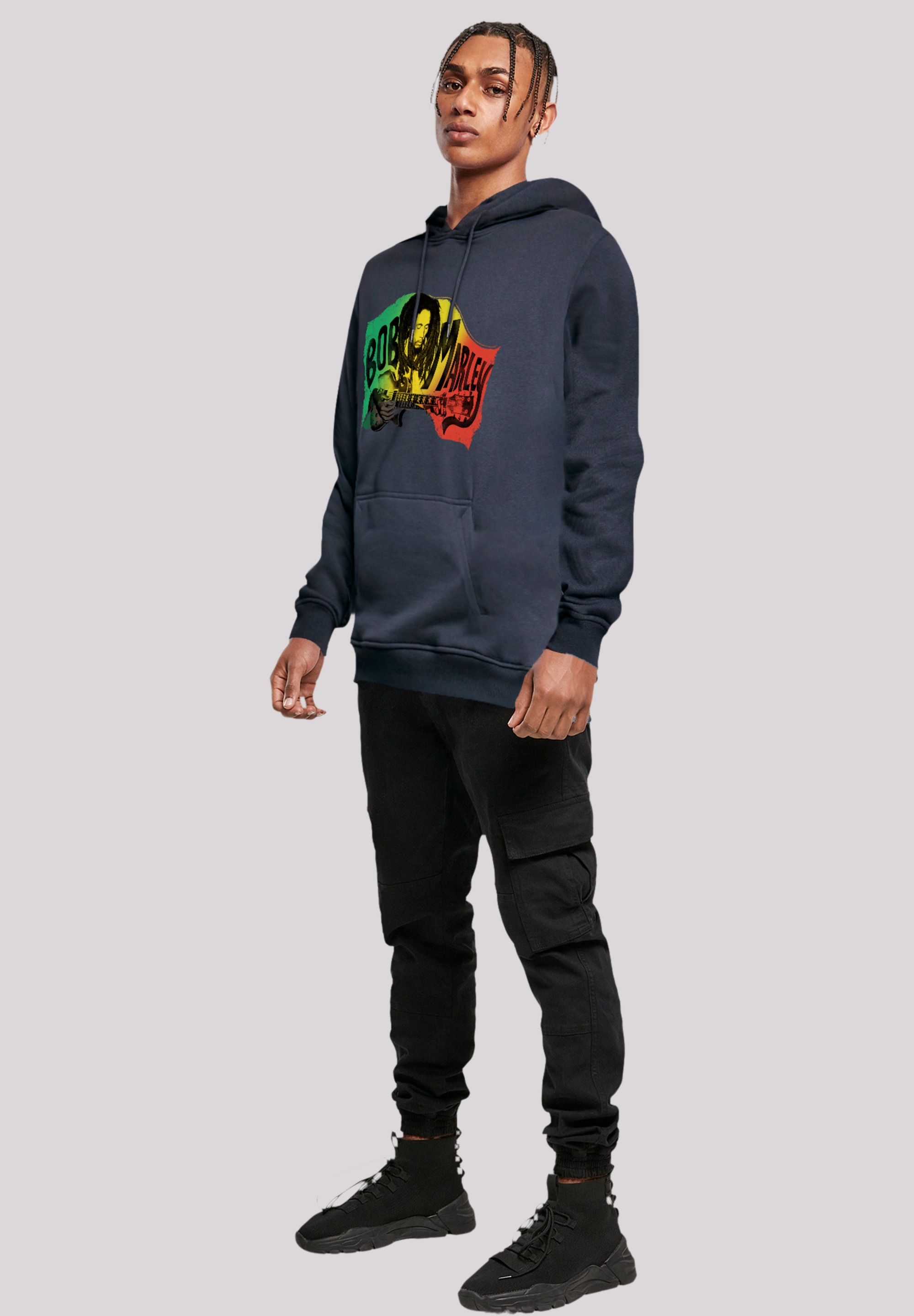 F4NT4STIC Kapuzenpullover »Bob Marley Chords Reggae Music by Rock Off«, Premium Qualität, Musik