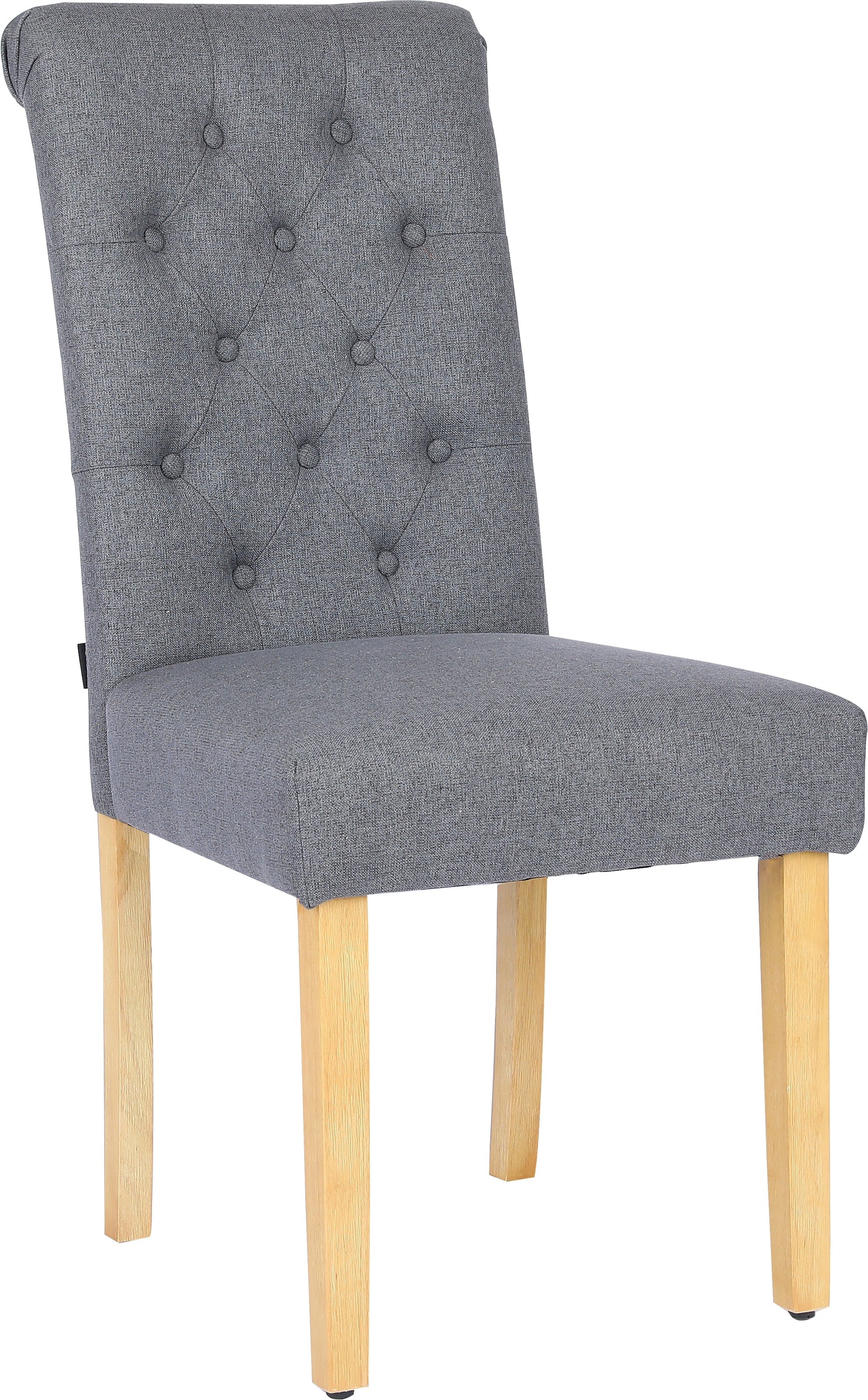 Home affaire Esszimmerstuhl »Liao«, pflegeleichter Webstoff Bezug, Knopfheftung, Sitzhöhe ca. 51 cm