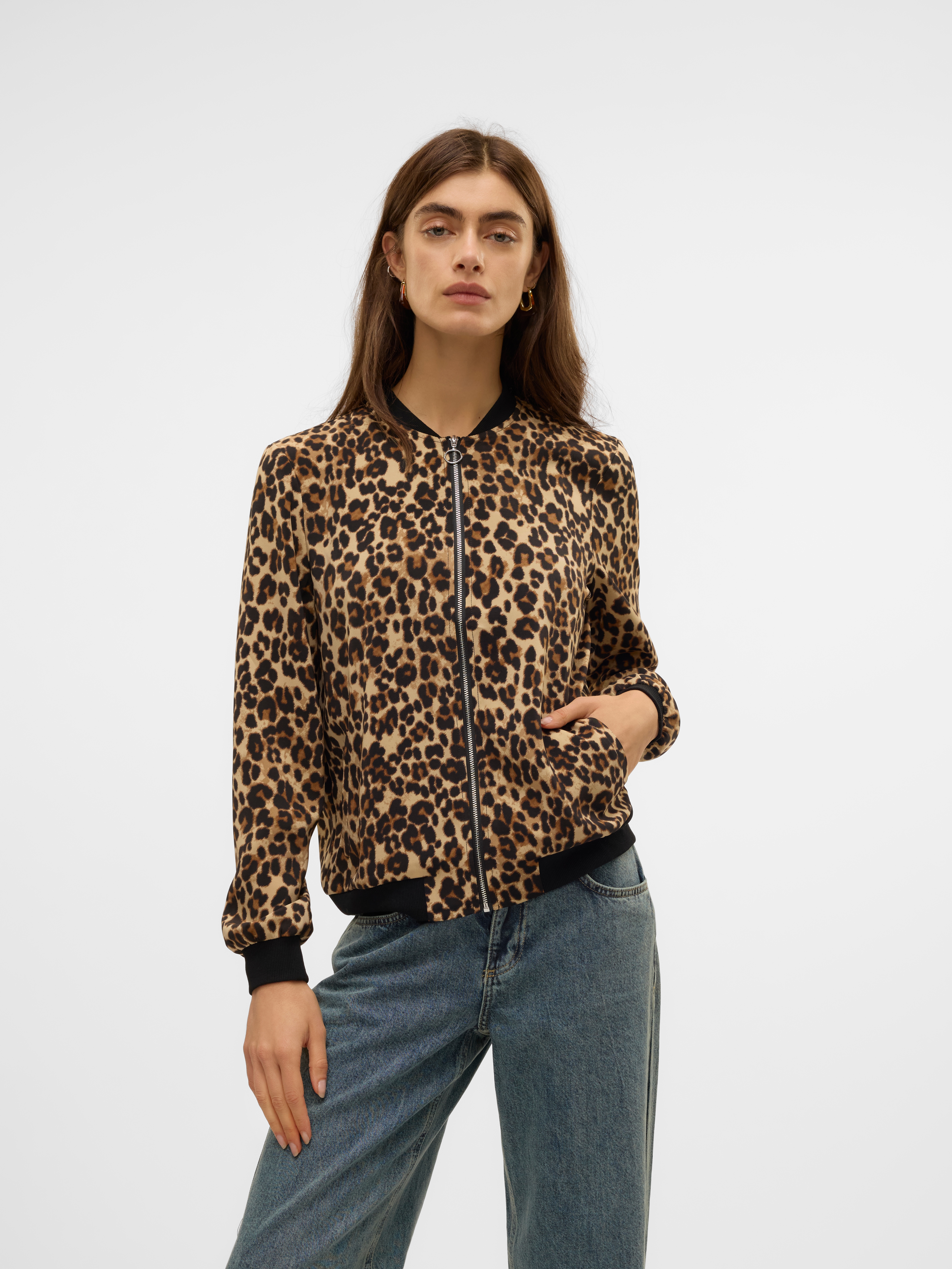 Vero Moda Blouson "VMCOCO L/S BOMBER AOP WVN NOOS" Materialmix