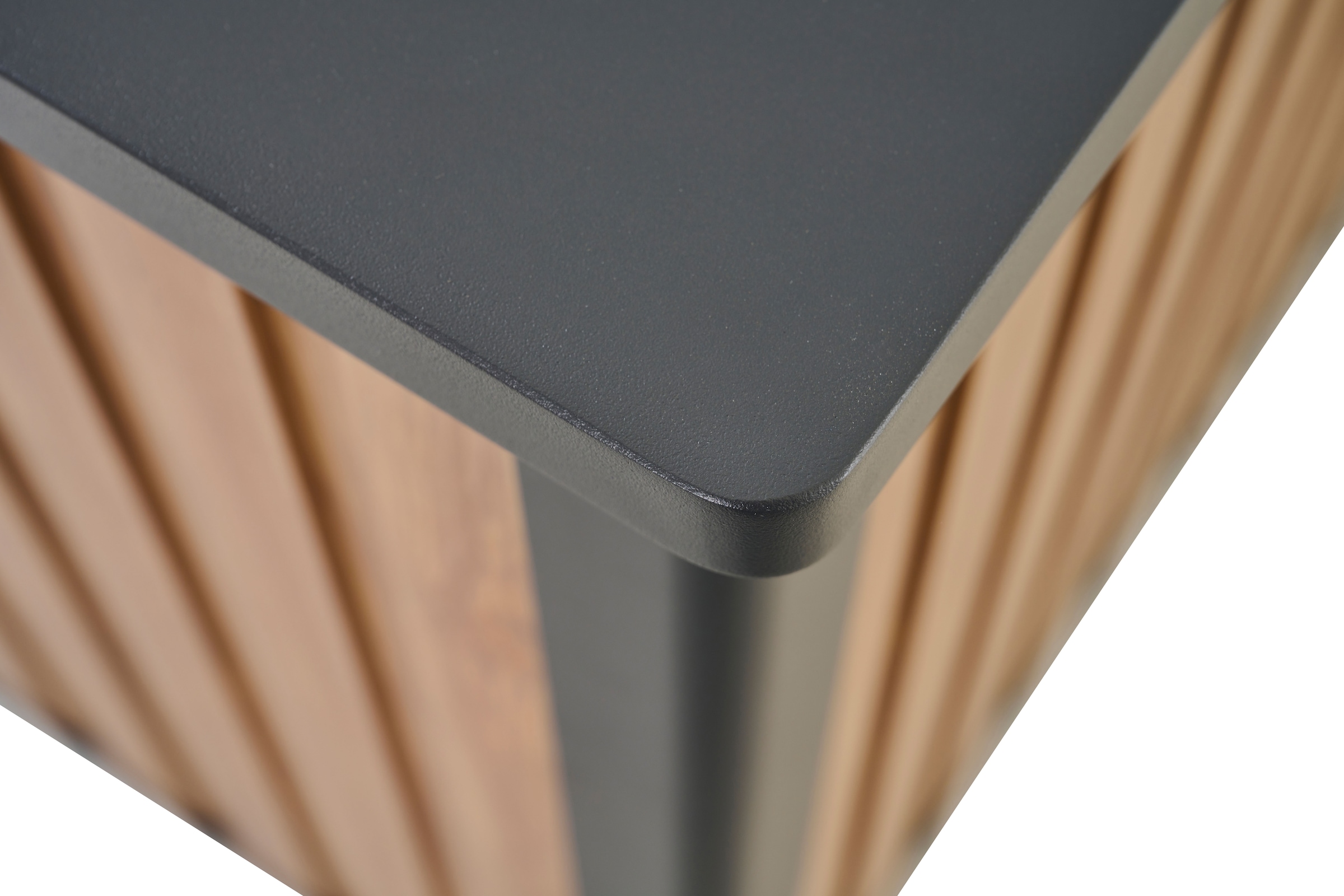 Siena Garden Kissenbox Gestell aus Aluminium, 159x79x83cm woodlook