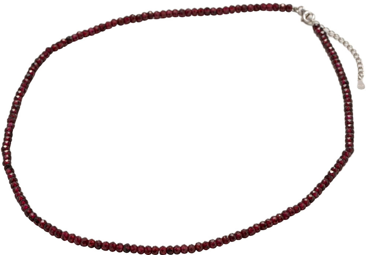 Firetti Collier »Schmuck Geschenk Silber 925 Halsschmuck Halskette Edelstein«, Made in Germany - mit Granat