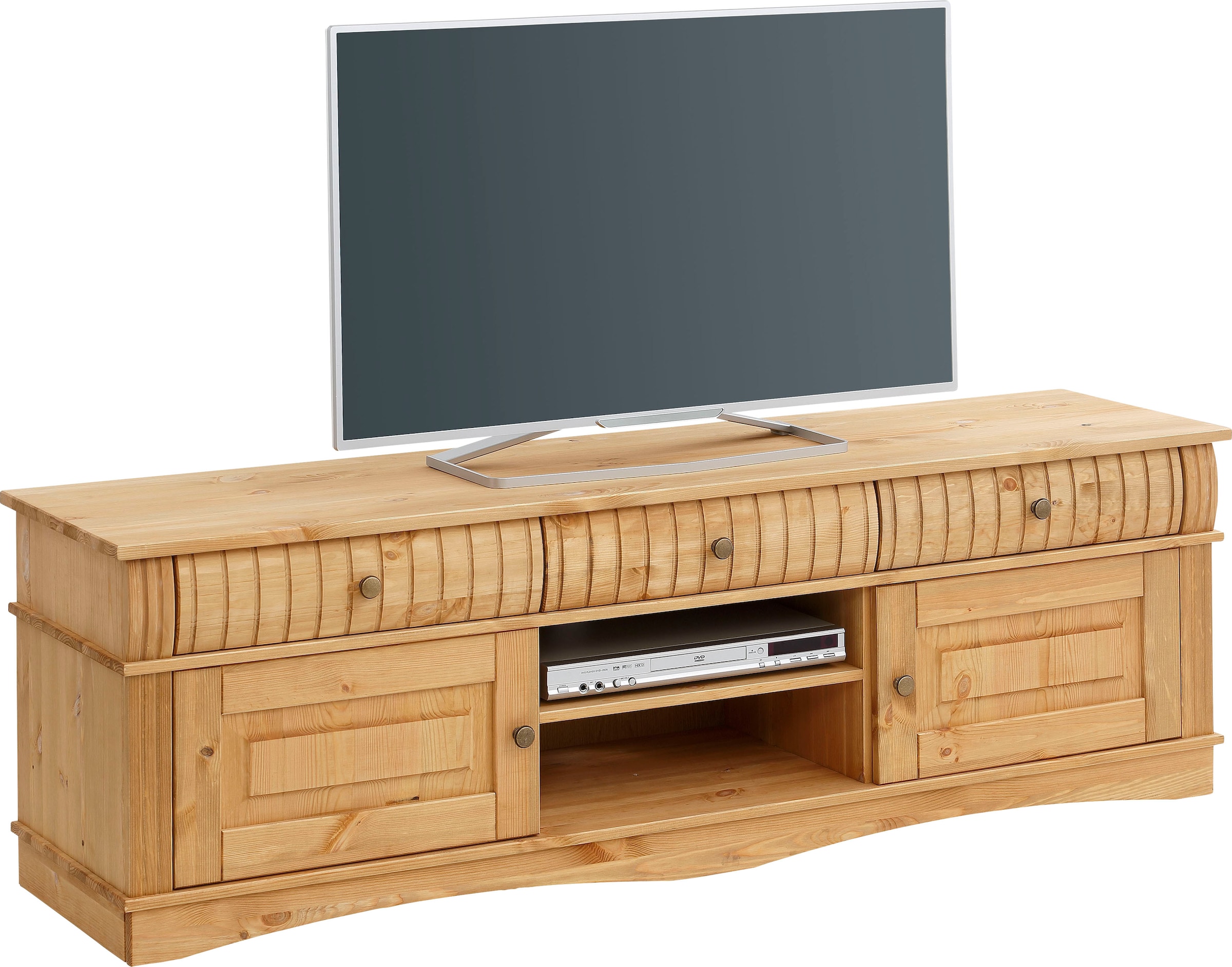 Home affaire Lowboard "Teresa", (Maße (B/T/H): 154/37/49 cm), Kommode aus m günstig online kaufen