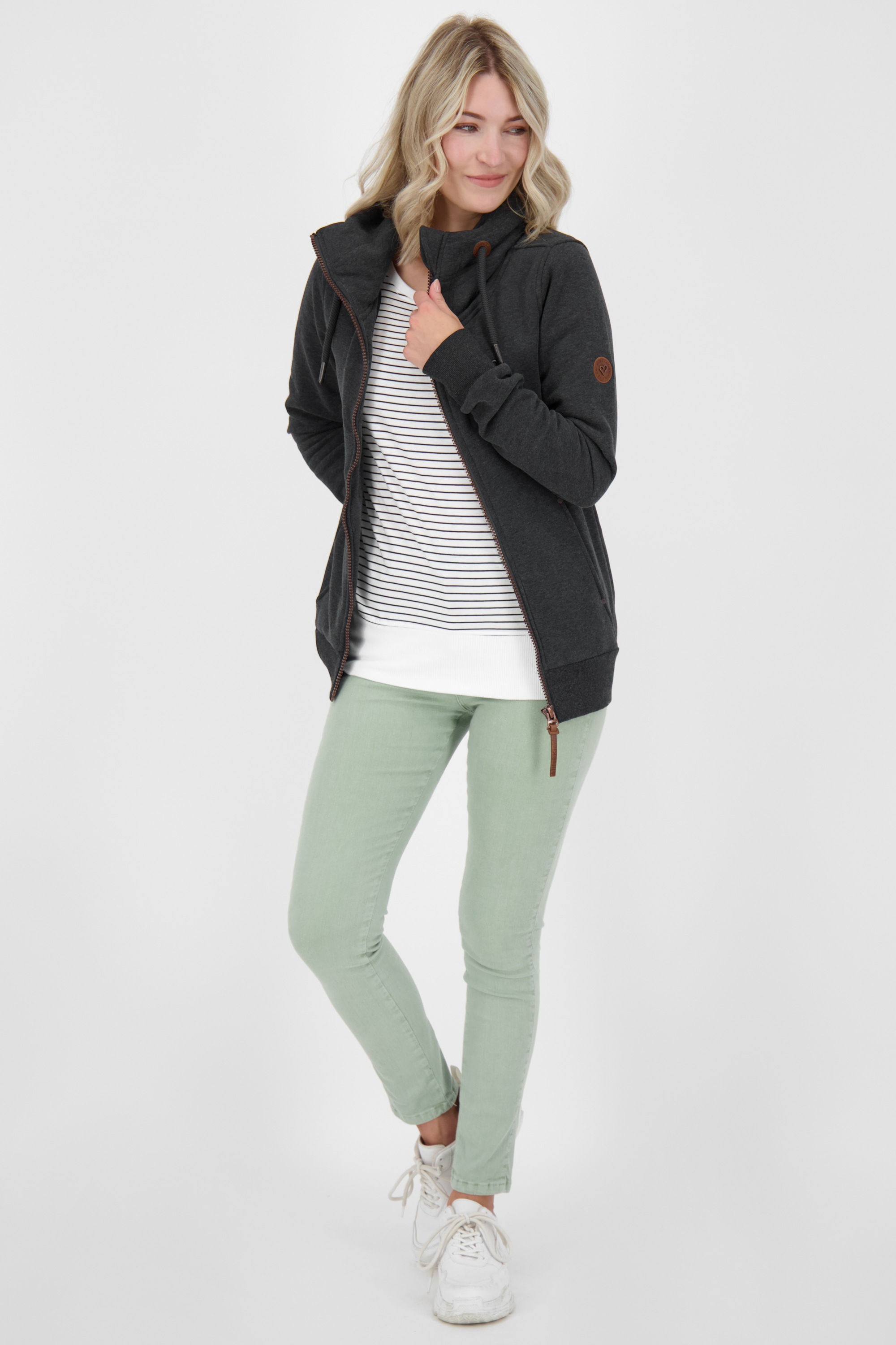 Alife & Kickin Kapuzensweatjacke »Damen VivianAK A«