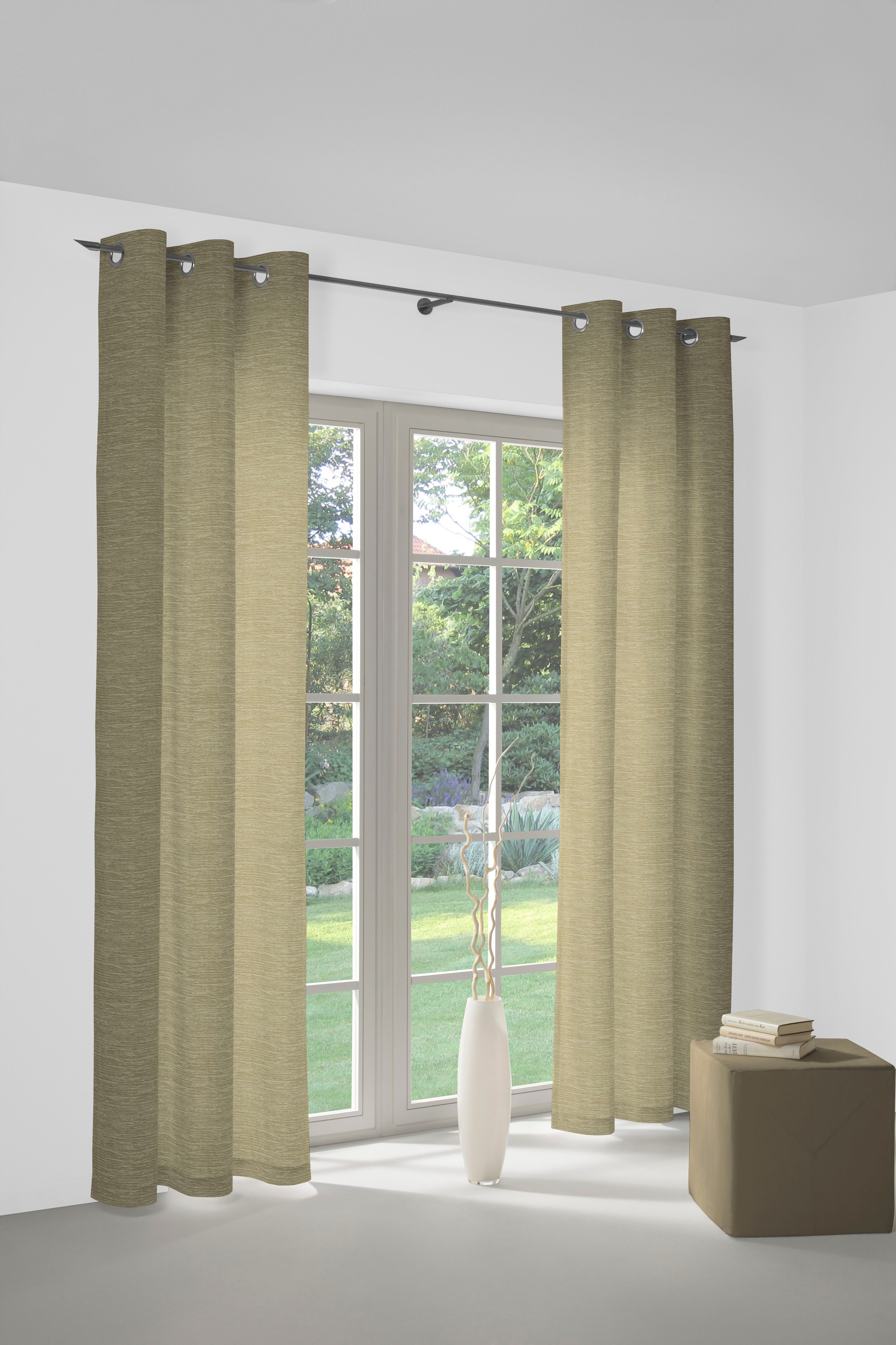 Wirth Vorhang "Trondheim 328 g/m²" Ösen 1 Stk. tlg. nach Maß günstig online kaufen