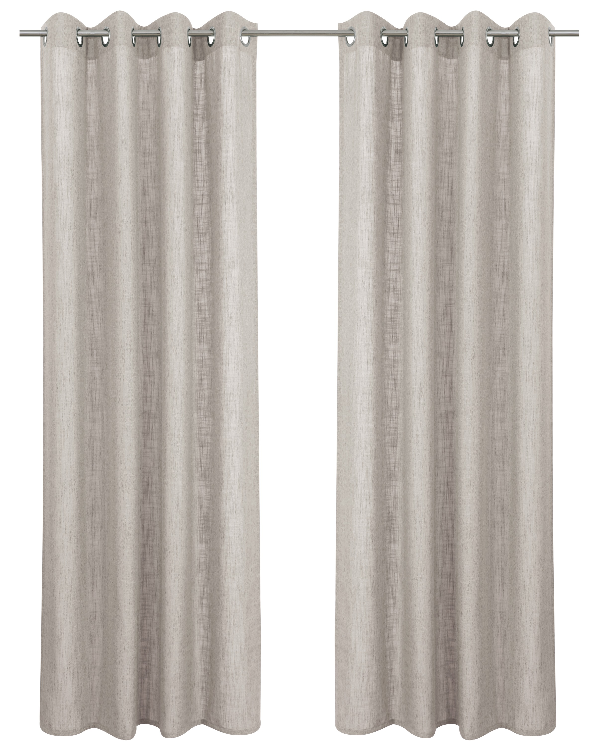 Bruno Banani Gardine "Jaden" Ösen 1 Stk. tlg. modern, zeitloser Schal, Lein günstig online kaufen