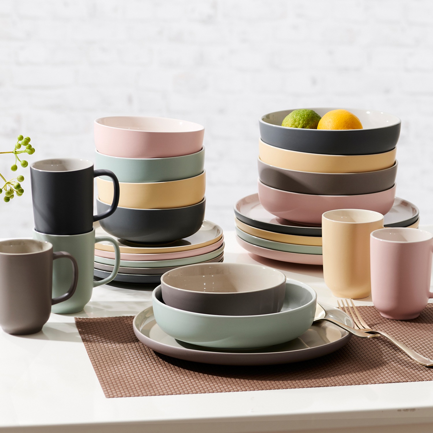 Thumbnail - Ritzenhoff & Breker Kombiservice "Geschirr-Set, Service Jasper" im Scandic Style, 16 Teile, für 4 Personen