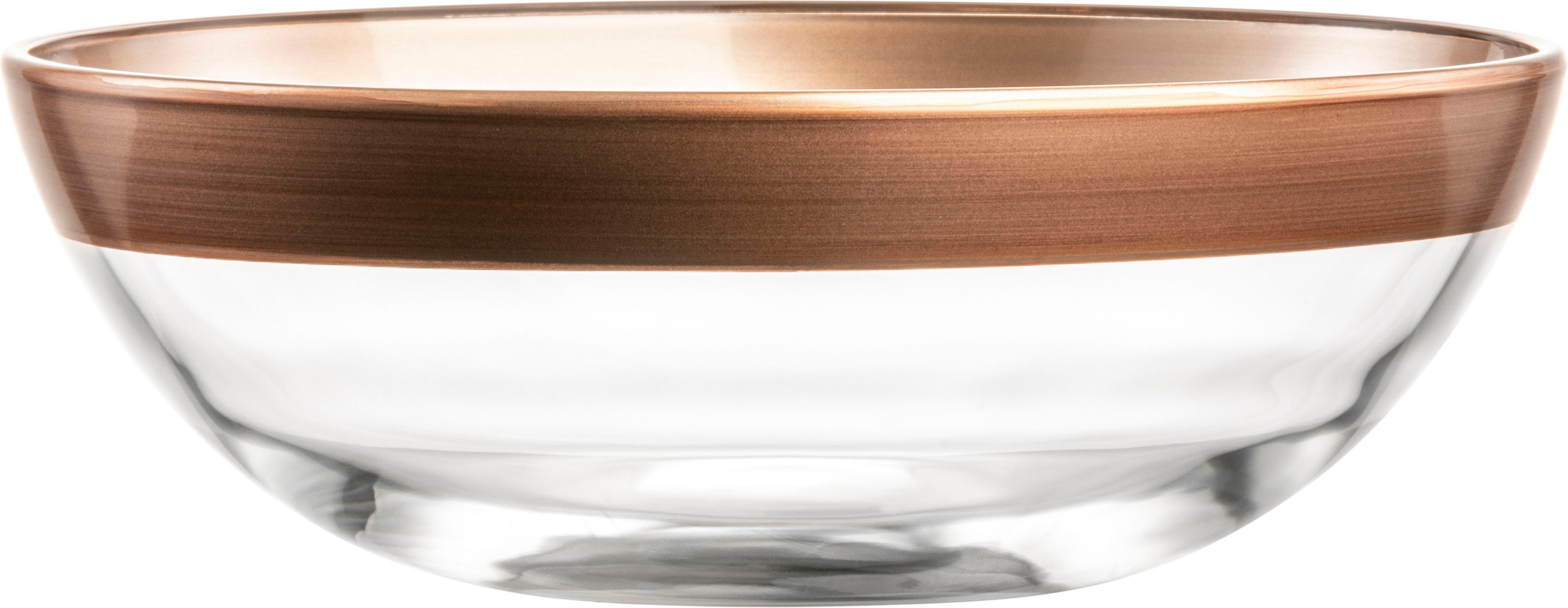 Thumbnail - Eisch Germany Müslischale "KAYA COPPER", 2 tlg., aus Kristallglas, im Geschenkkarton, in Handarbeit in Kupfer veredelt