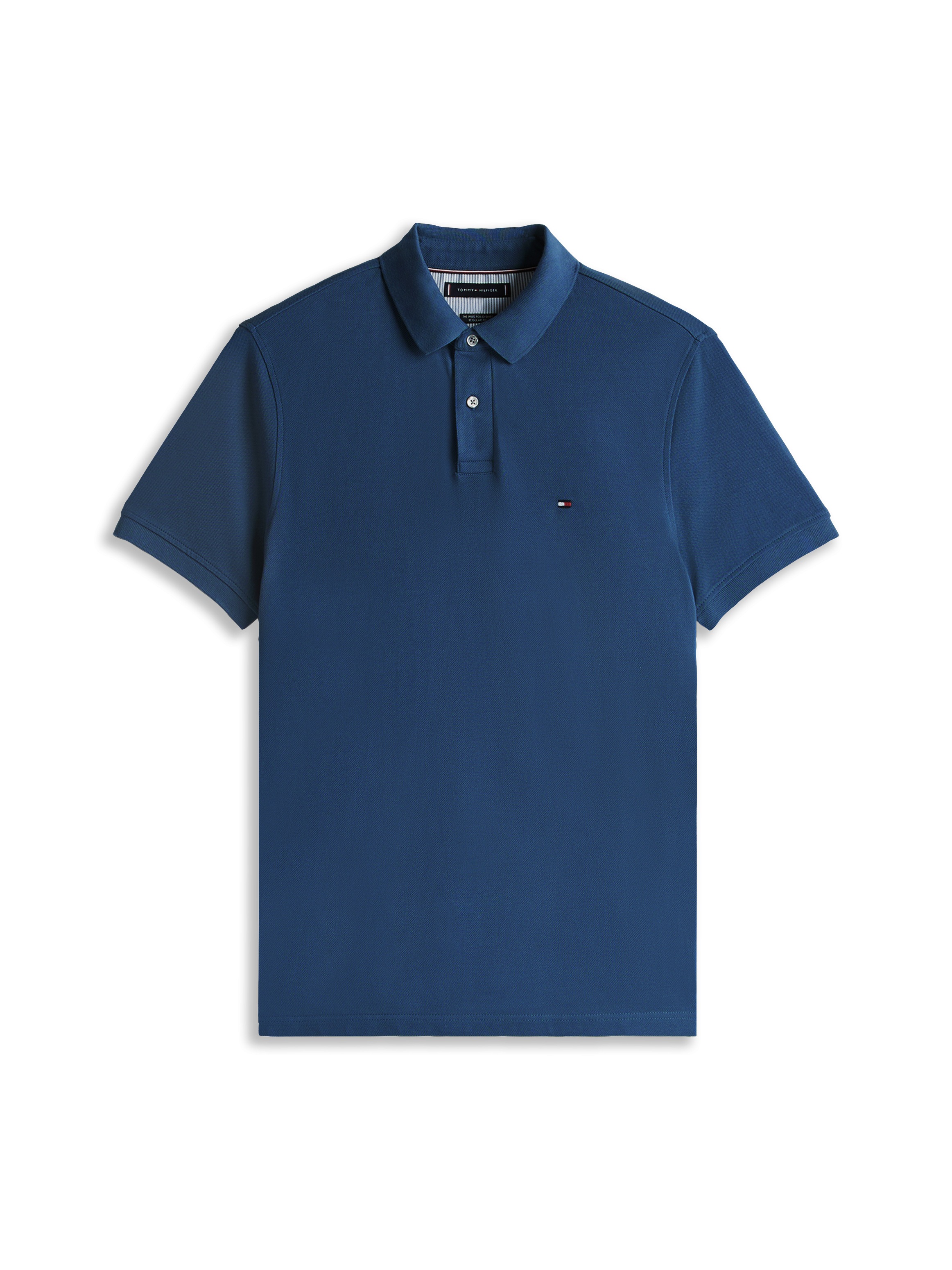 Thumbnail - Tommy Hilfiger Poloshirt "1985 REGULAR POLO mit Kontraststreifen und Knopfleiste" unifarben, sportlich, regular fit, Bau...