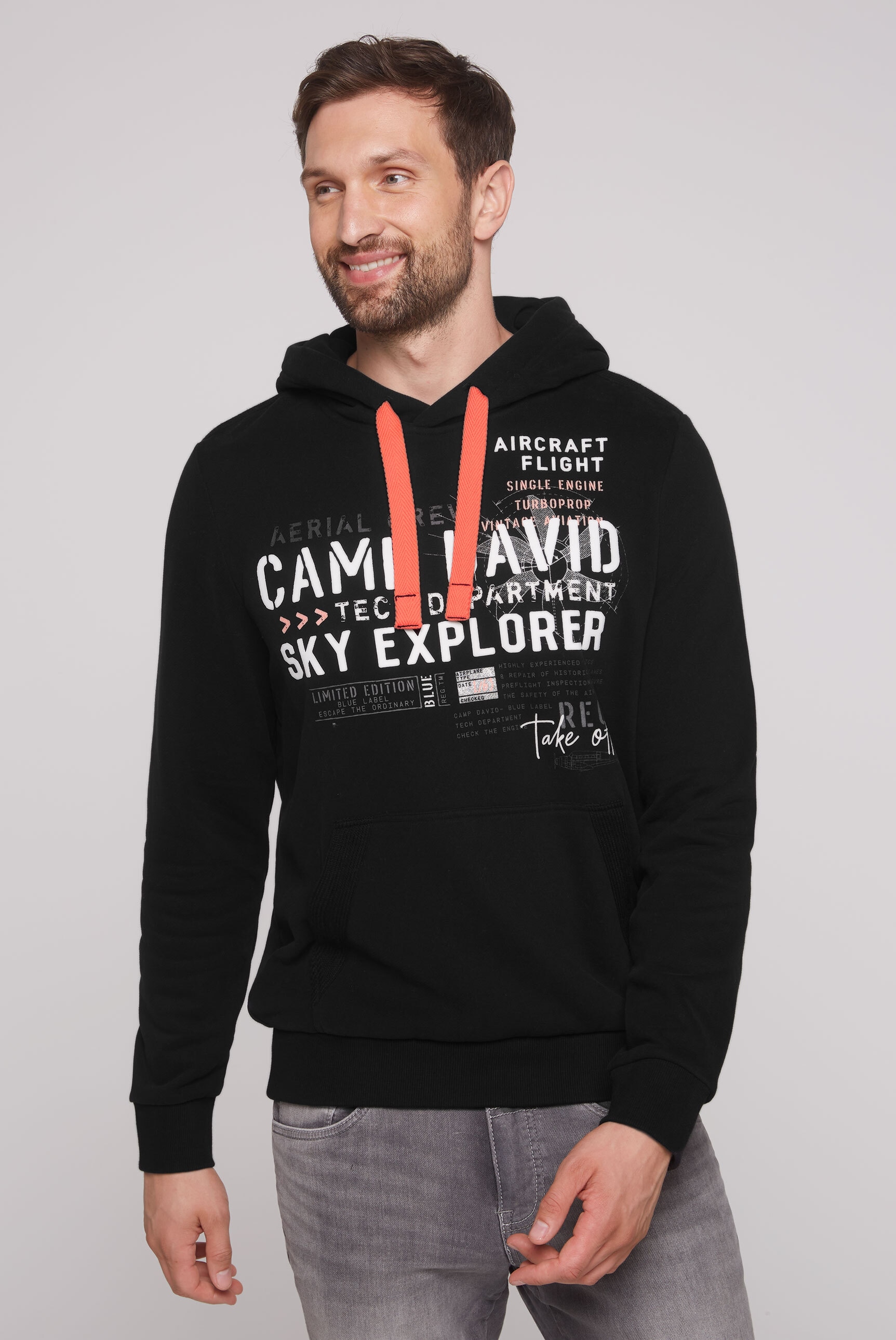 CAMP DAVID Kapuzensweatshirt, mit Baumwolle günstig online kaufen