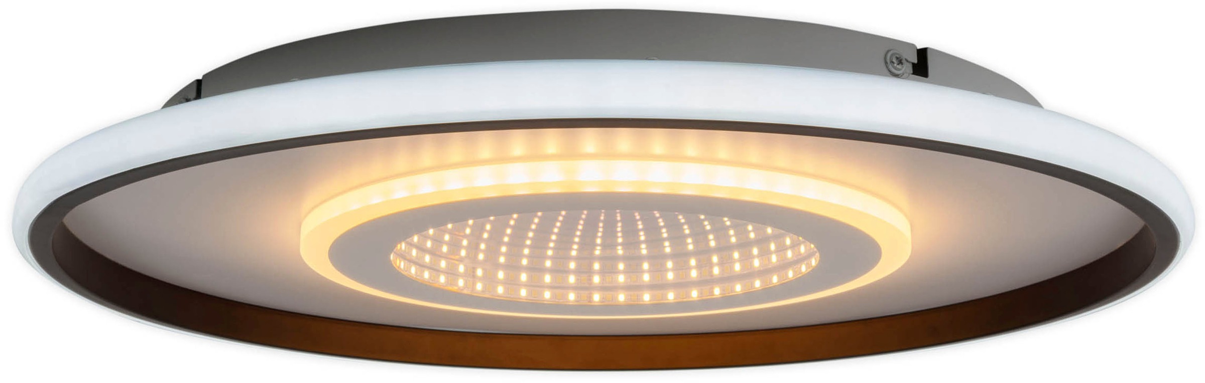 my home LED Deckenleuchte »Mona Deckenlampe mit Infinity 3D Effekt«, 1 flammig, Leuchtmittel LED-Board | LED fest integriert, D: 50cm, dimmbar, inkl. Memory, CCT, Fernbedienung, 40W, Tunnel Mirror