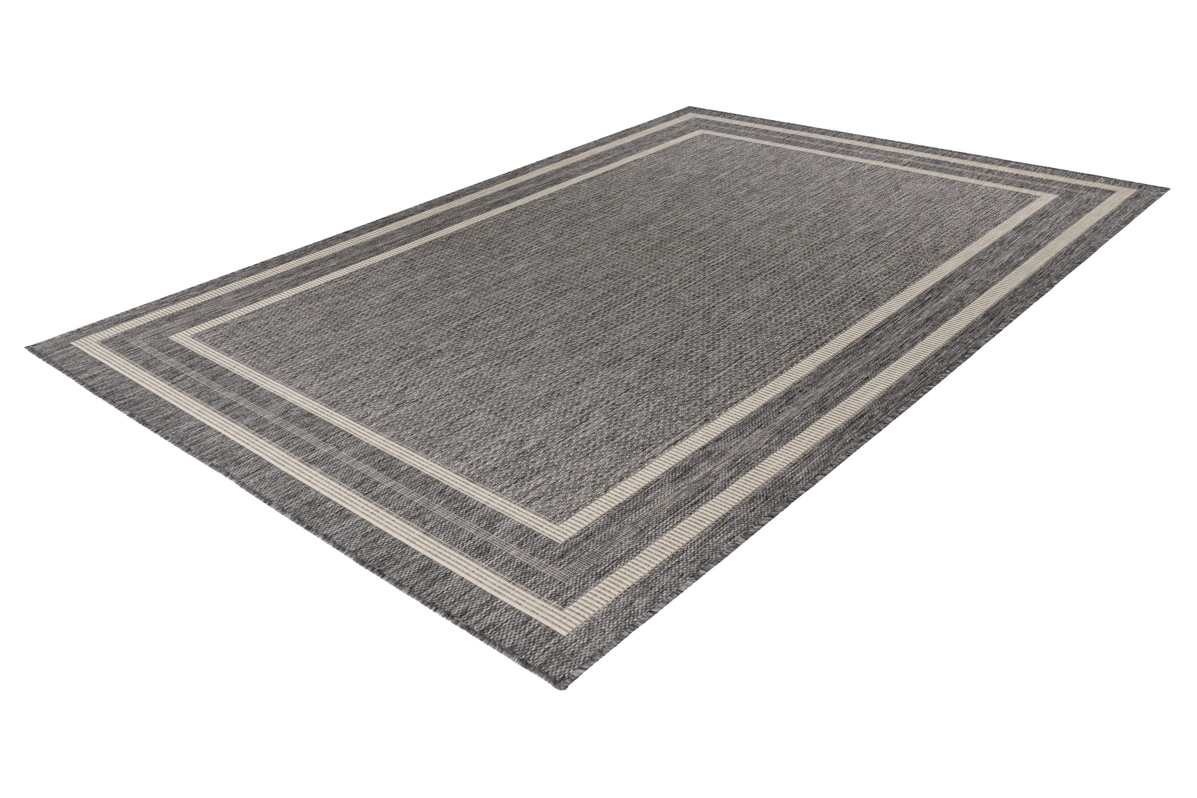 Teppich KAYOOM "Nibru 325", silber, B:80cm H:5mm L:150cm, Polypropylen, Teppiche, Teppich, Flachgewebe, In- und Outdoor geeignet, schnell trocknend 2