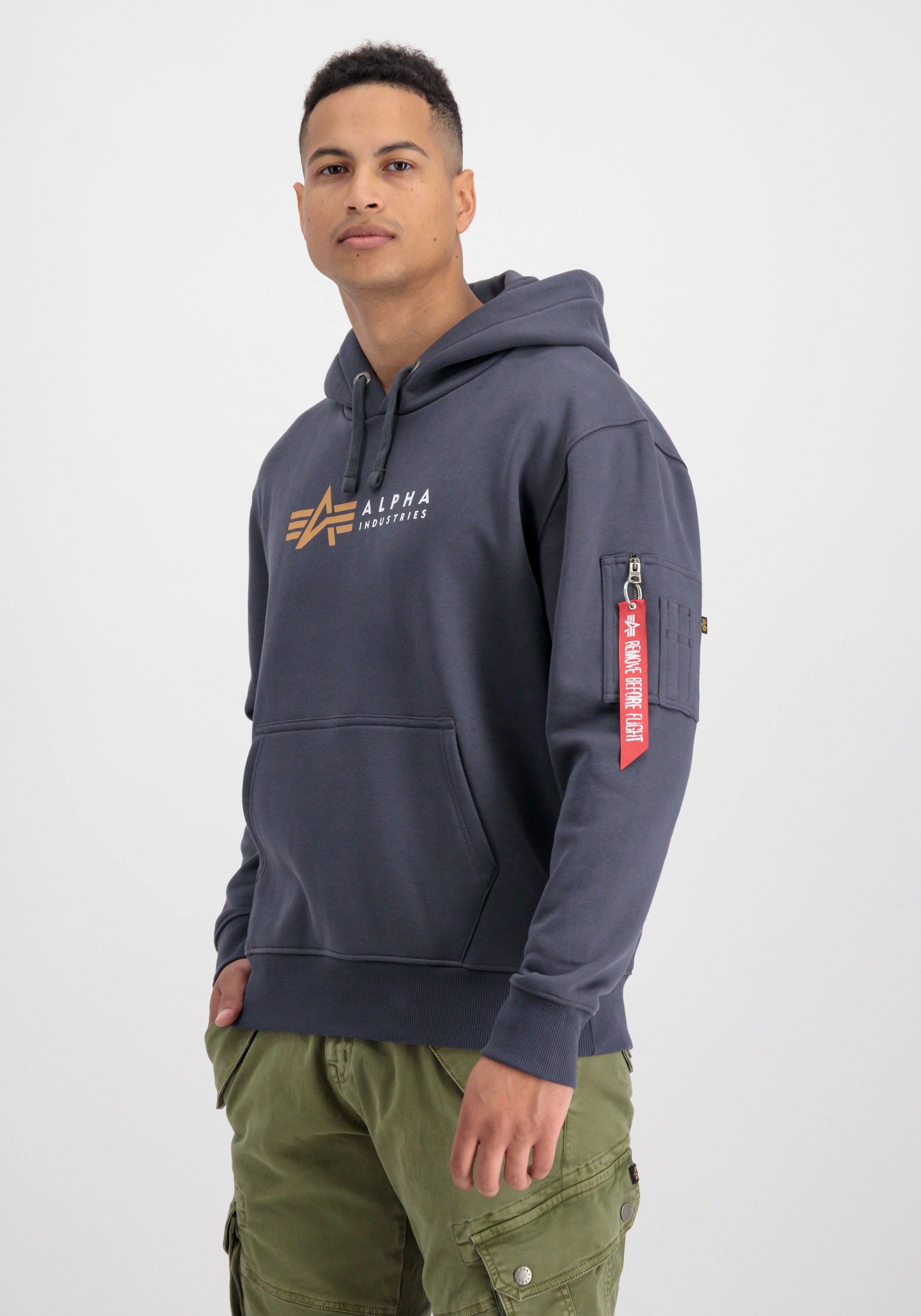 Alpha Industries Hoodie "Alpha Industries Men - Hoodies Alpha Label Hoodie"