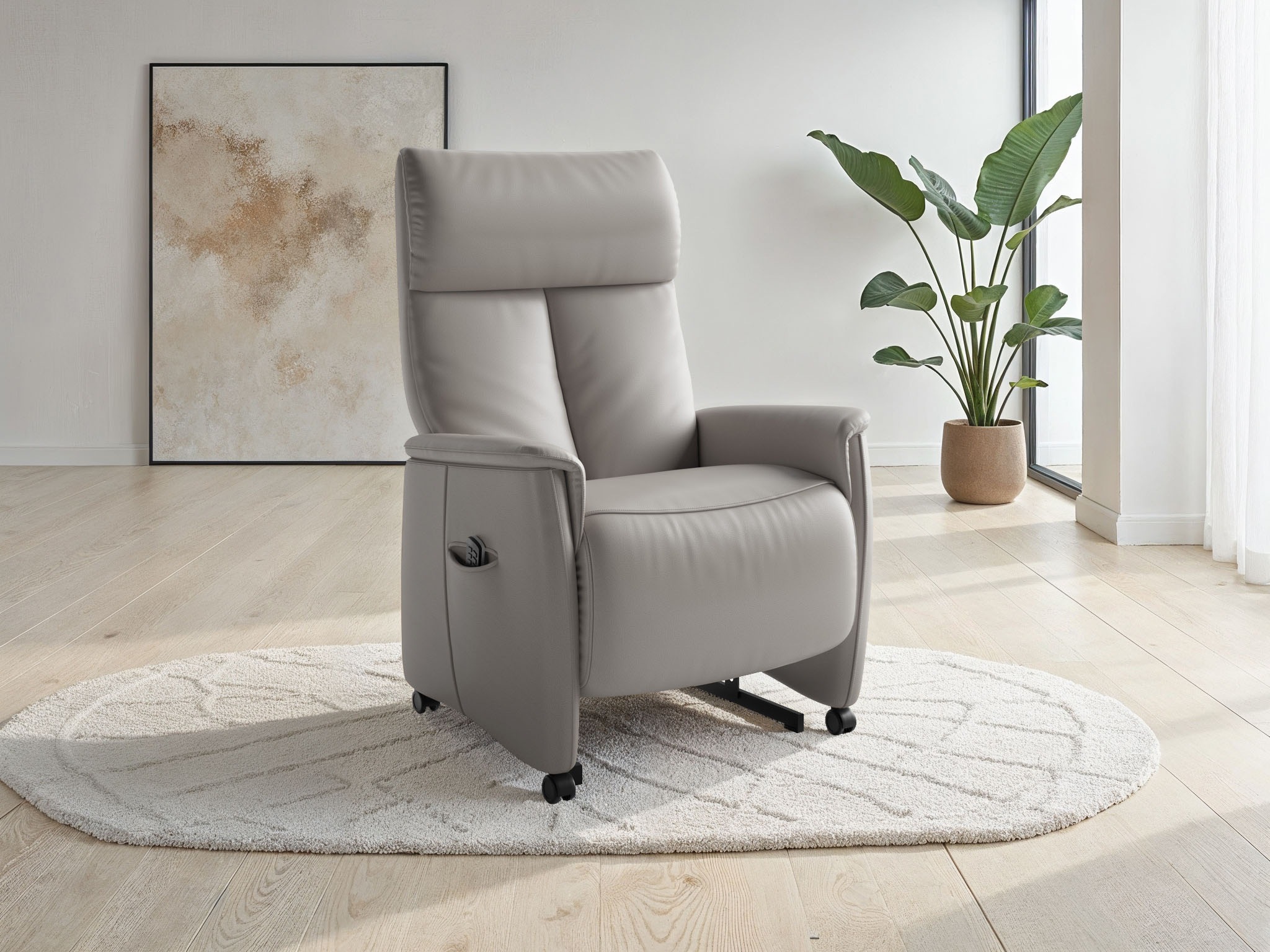 sit&more TV-Sessel "Cremona Comfort" wahlweise manuell oder elektrischer Funktion mit Akku