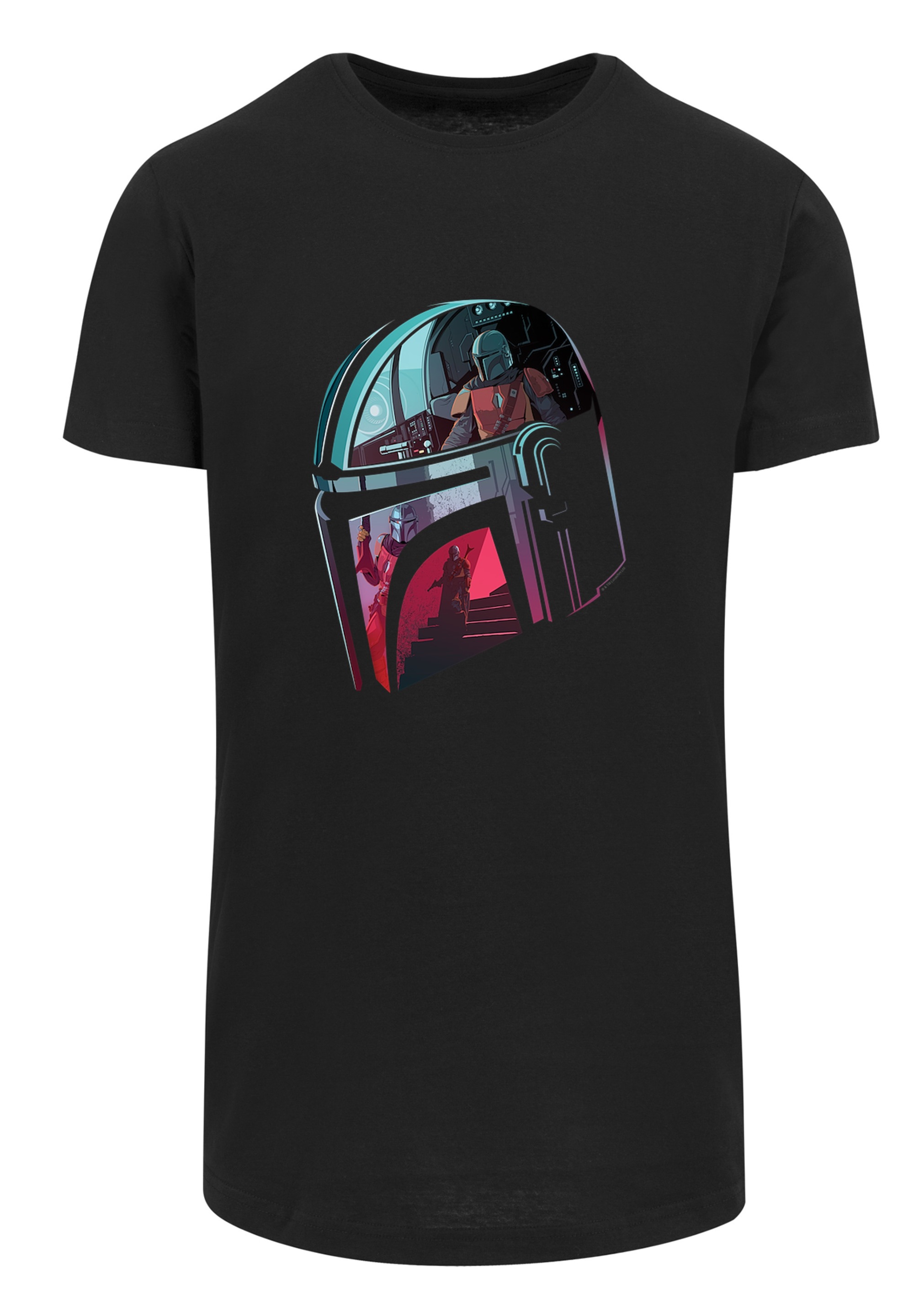 F4NT4STIC T-Shirt »Star Wars Mandalorian Mandalore Helmet Reflection«, Print