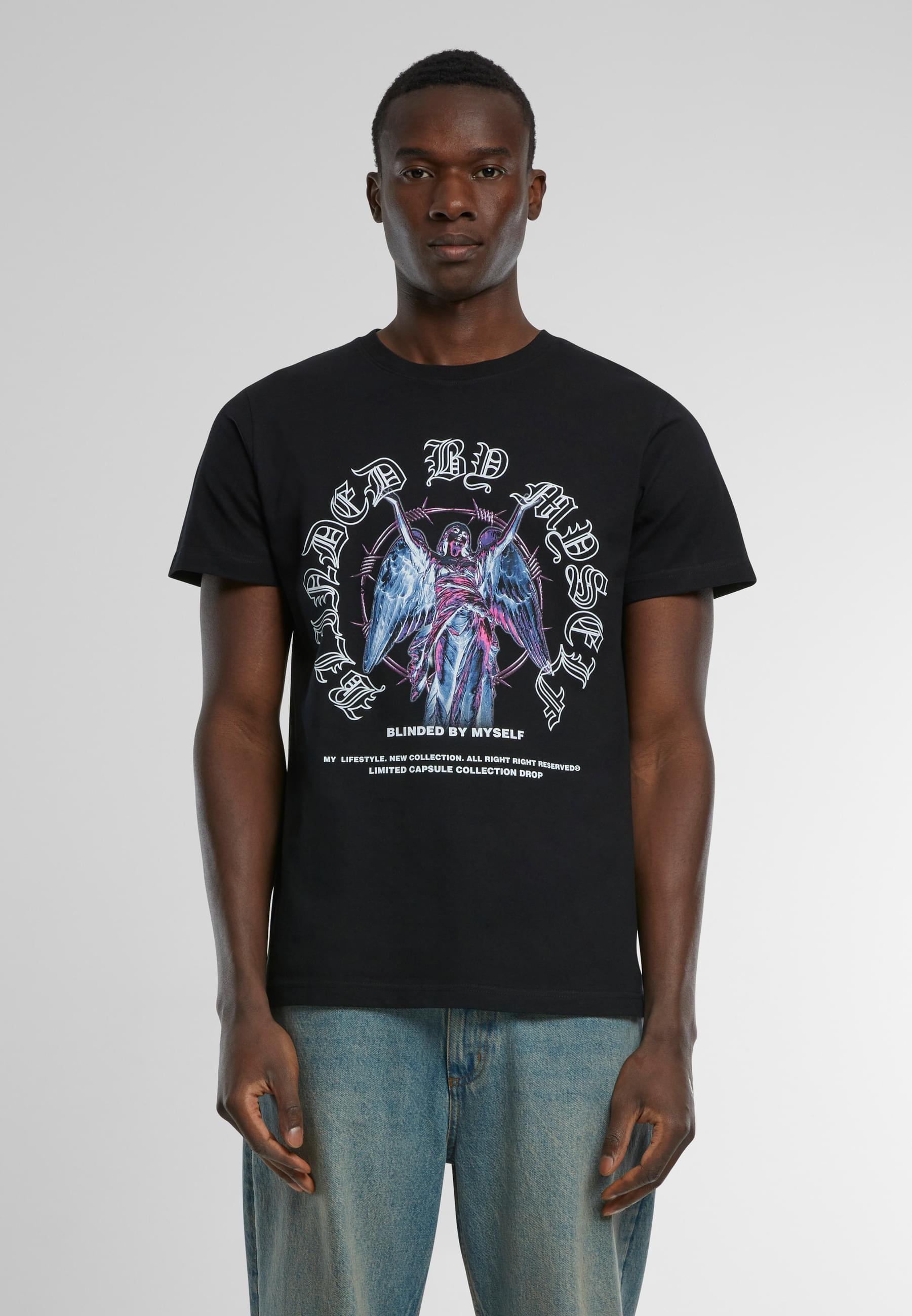 MisterTee T-Shirt »MisterTee Blinded By Myself Tee«, (1 tlg.)
