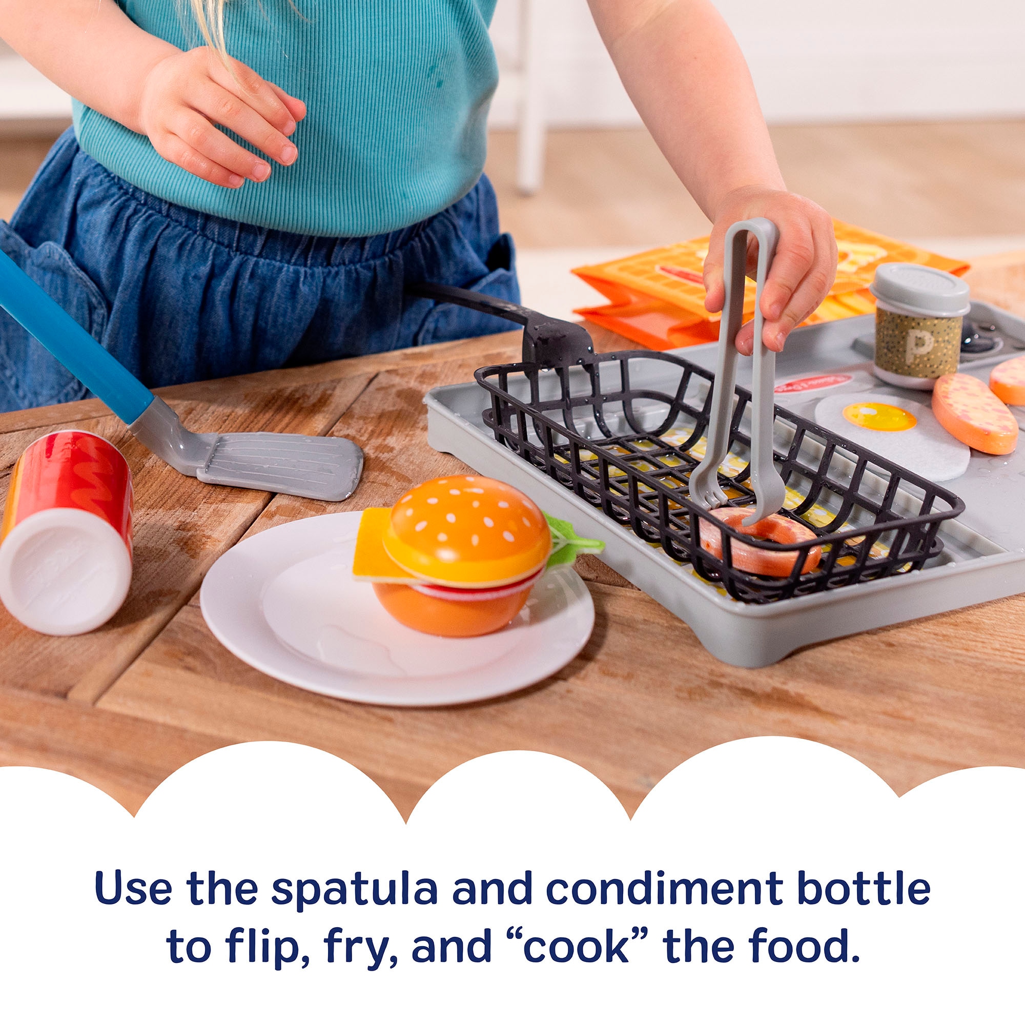 Spin Master Kinder-Grill »Melissa & Doug Water WOW Grill«, mit Farbwechseleffekt