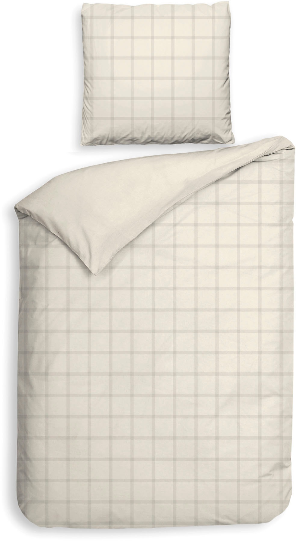Heckett & Lane Wendebettwäsche "Diamante" 2 Stk. tlg. kariert, hochwertiges günstig online kaufen