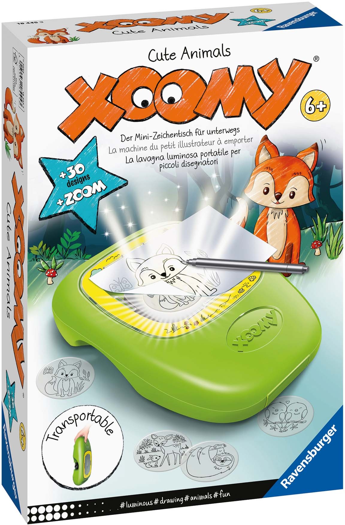Ravensburger Malvorlage »XOOMY® Midi Cute Animals«, Made in Europe, FSC® - schützt Wald - weltweit