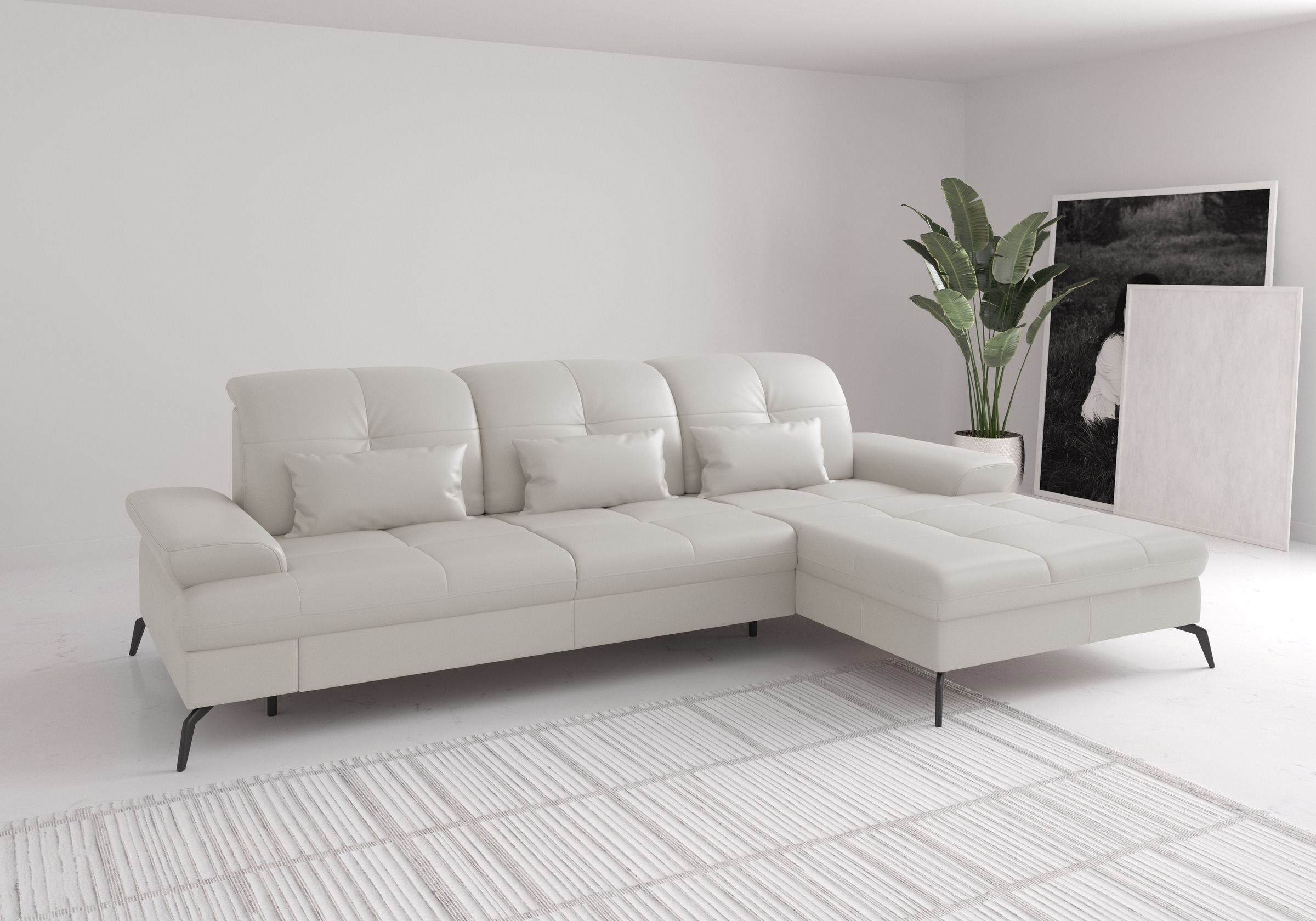 sit&more Ecksofa "Amica, L-Form, inkl. Sitztiefenverstellung & Armteilverst günstig online kaufen