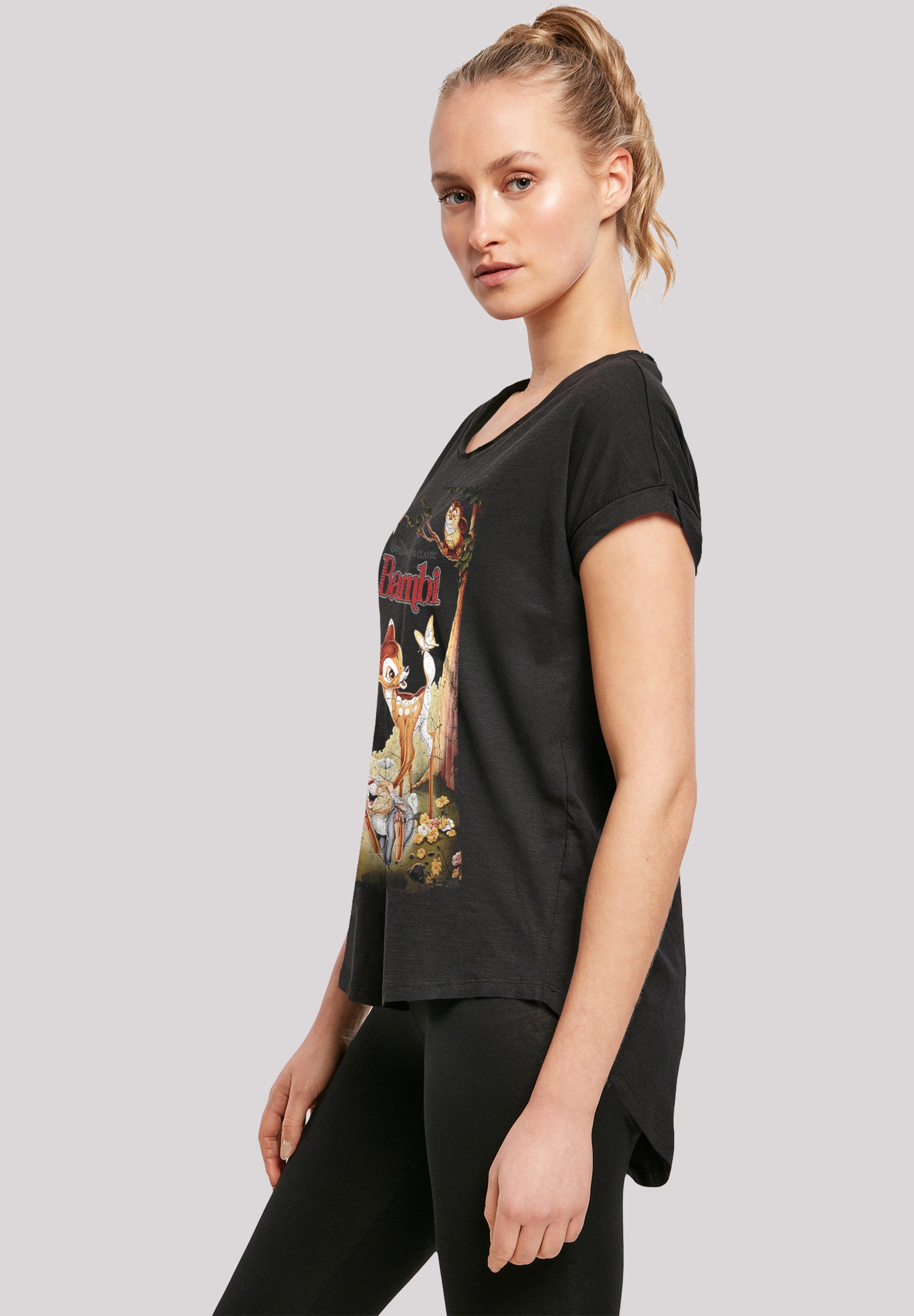 F4NT4STIC T-Shirt »Bambi Retro Poster«, Print