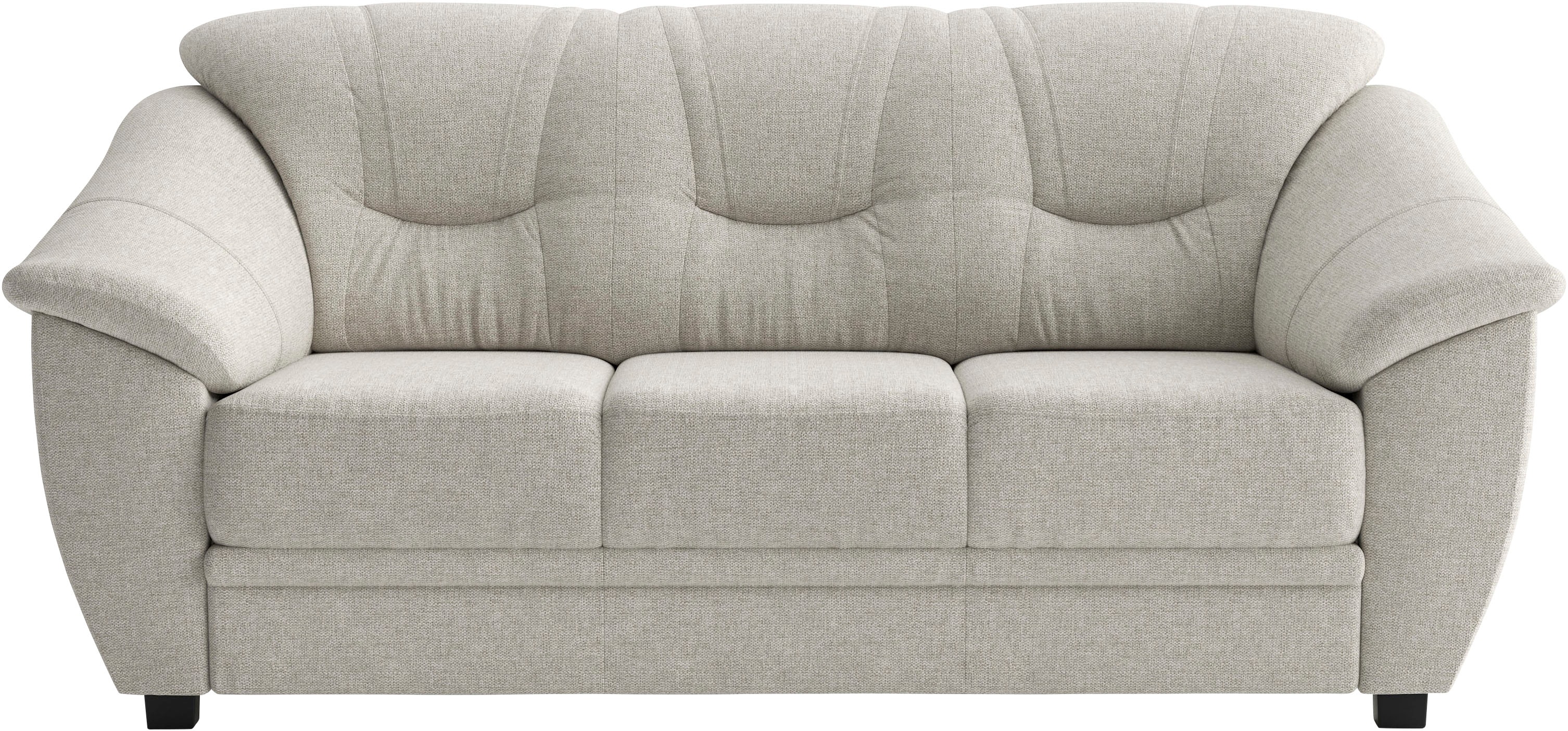 sit&more 3-Sitzer "Savona, B: 198 cm, Federkern, Komfortsitzhöhe 46 cm" optional Schlaffunktion, Liegefläche 190x137cm, Stoff- & Lederauswahl