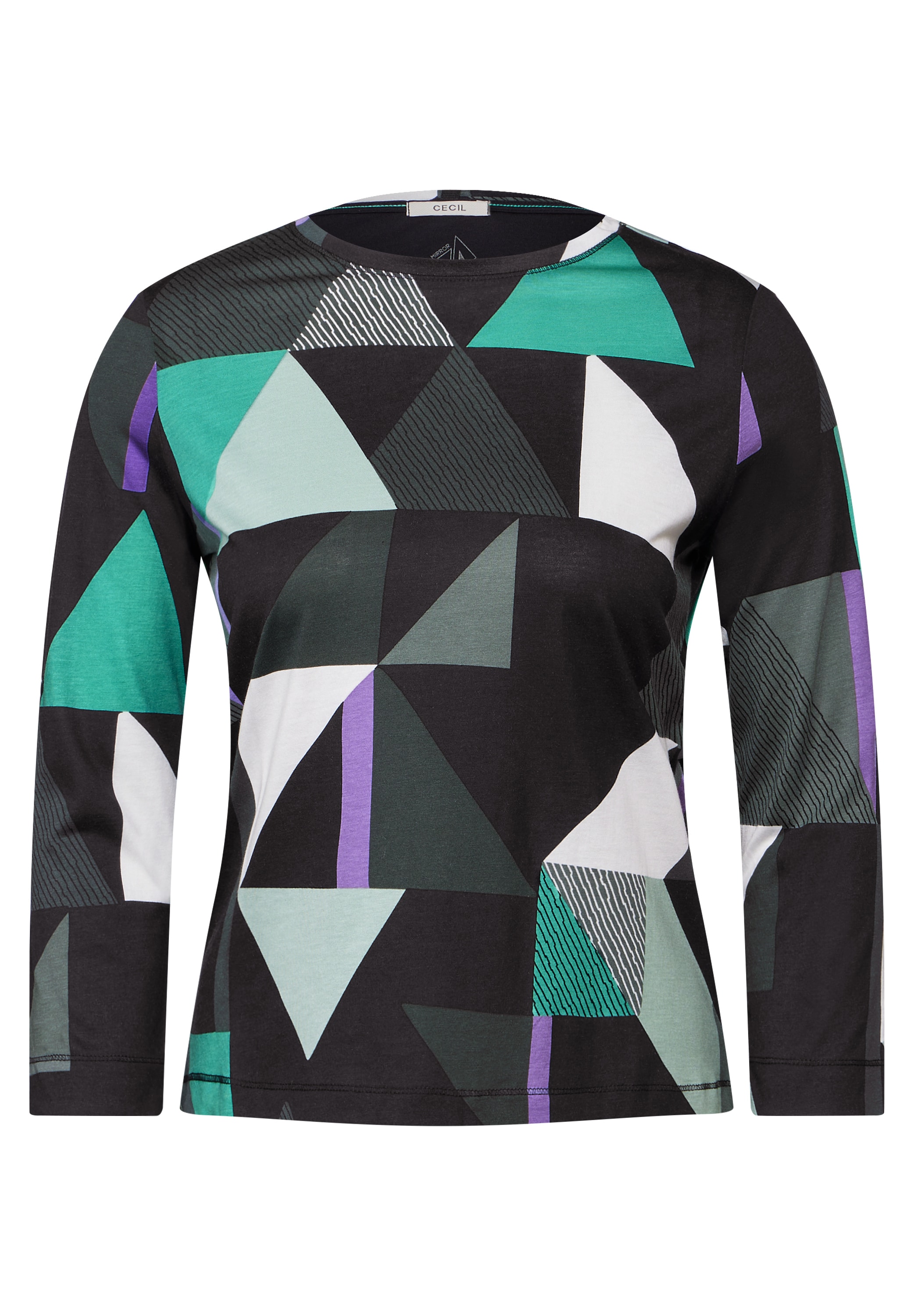Cecil Print-Shirt, im soften Baumwoll-Mix