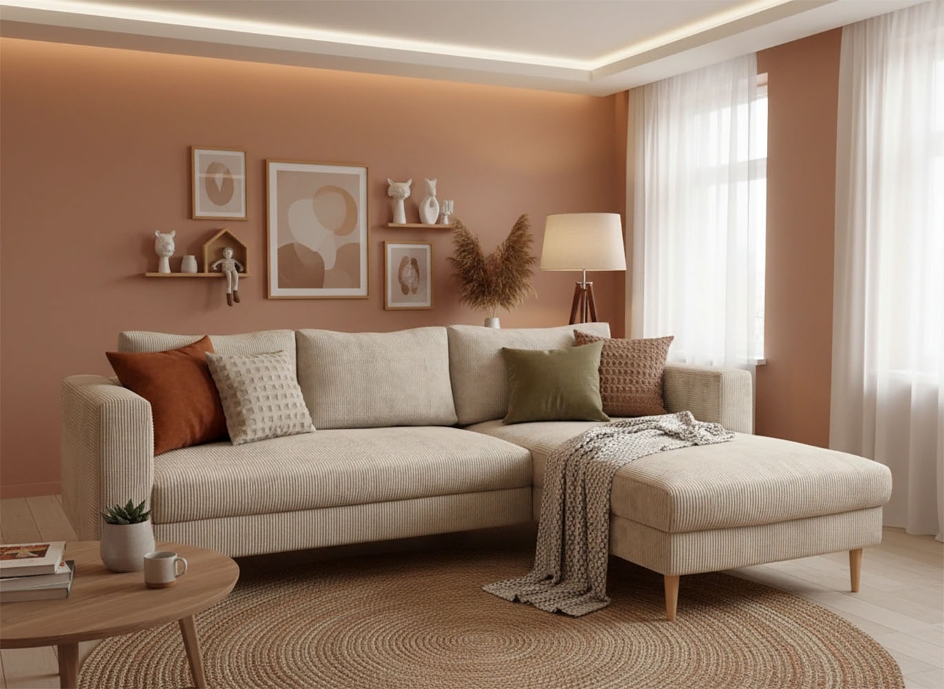 TRENDMANUFAKTUR Ecksofa "Amazing, wahlw. mit Schlaffunktion & Bettkasten, F günstig online kaufen