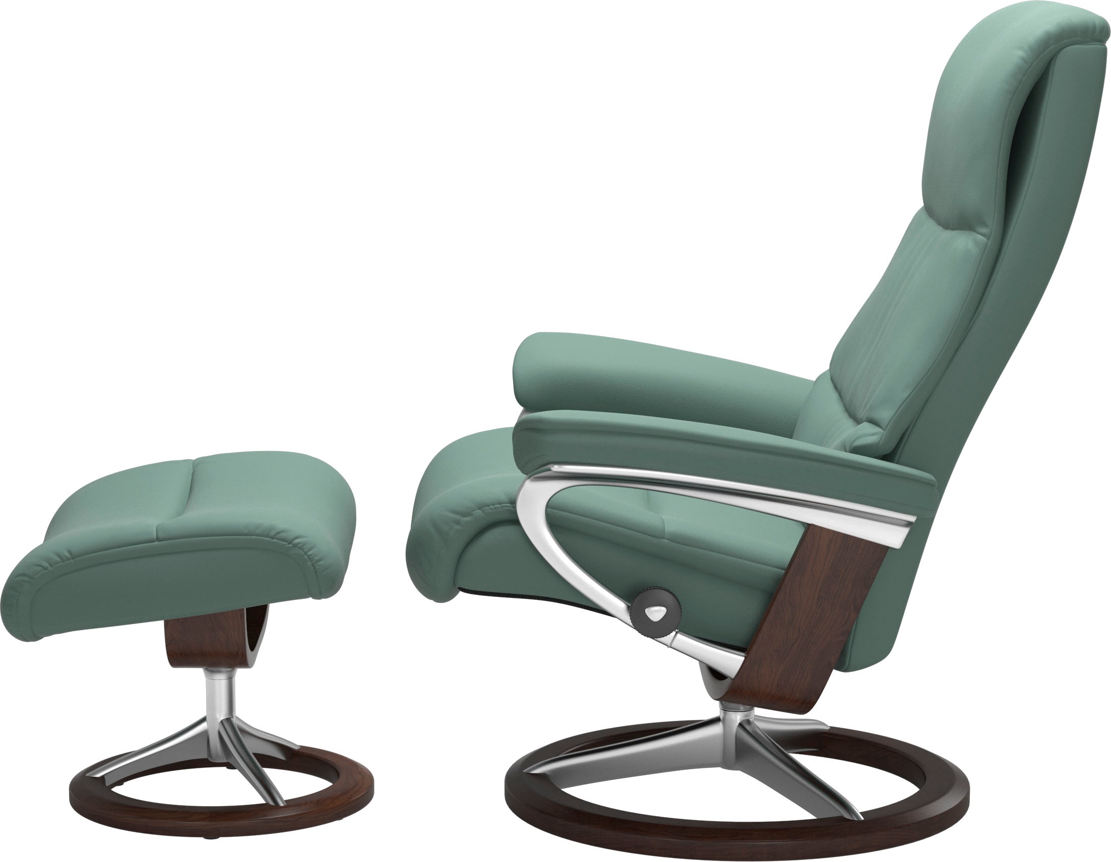 Stressless® Fußhocker »View«, mit Signature Base,Gestell Braun