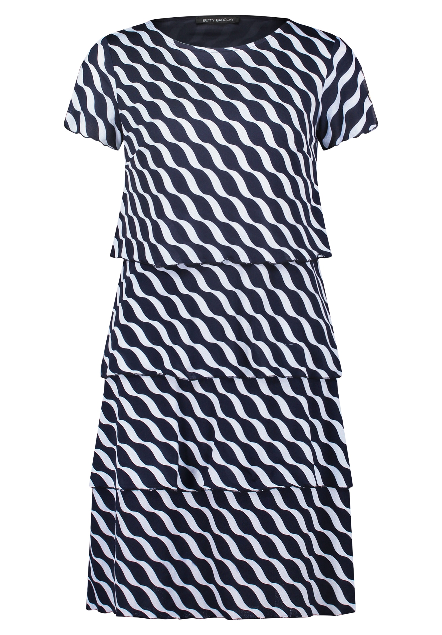 Betty Barclay Sommerkleid »Betty Barclay Damen Stufenkleid mit Flügelärmeln«, Druck