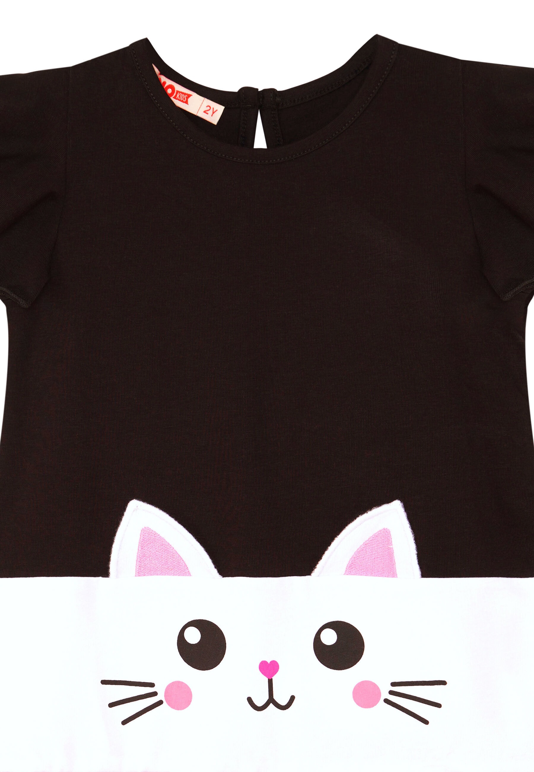 Denokids Shirtkleid »Frilled Cat«, mit Katzen-Print