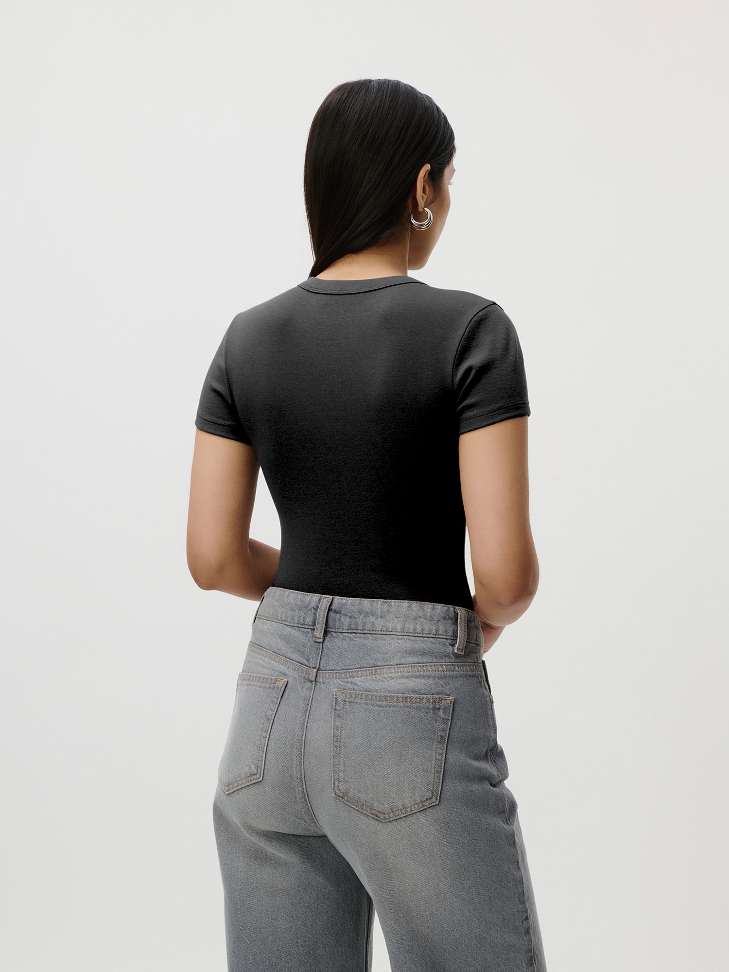 LeGer T-Shirt "Ria, LeGer by Lena Gercke" schlicht, slim fit günstig online kaufen