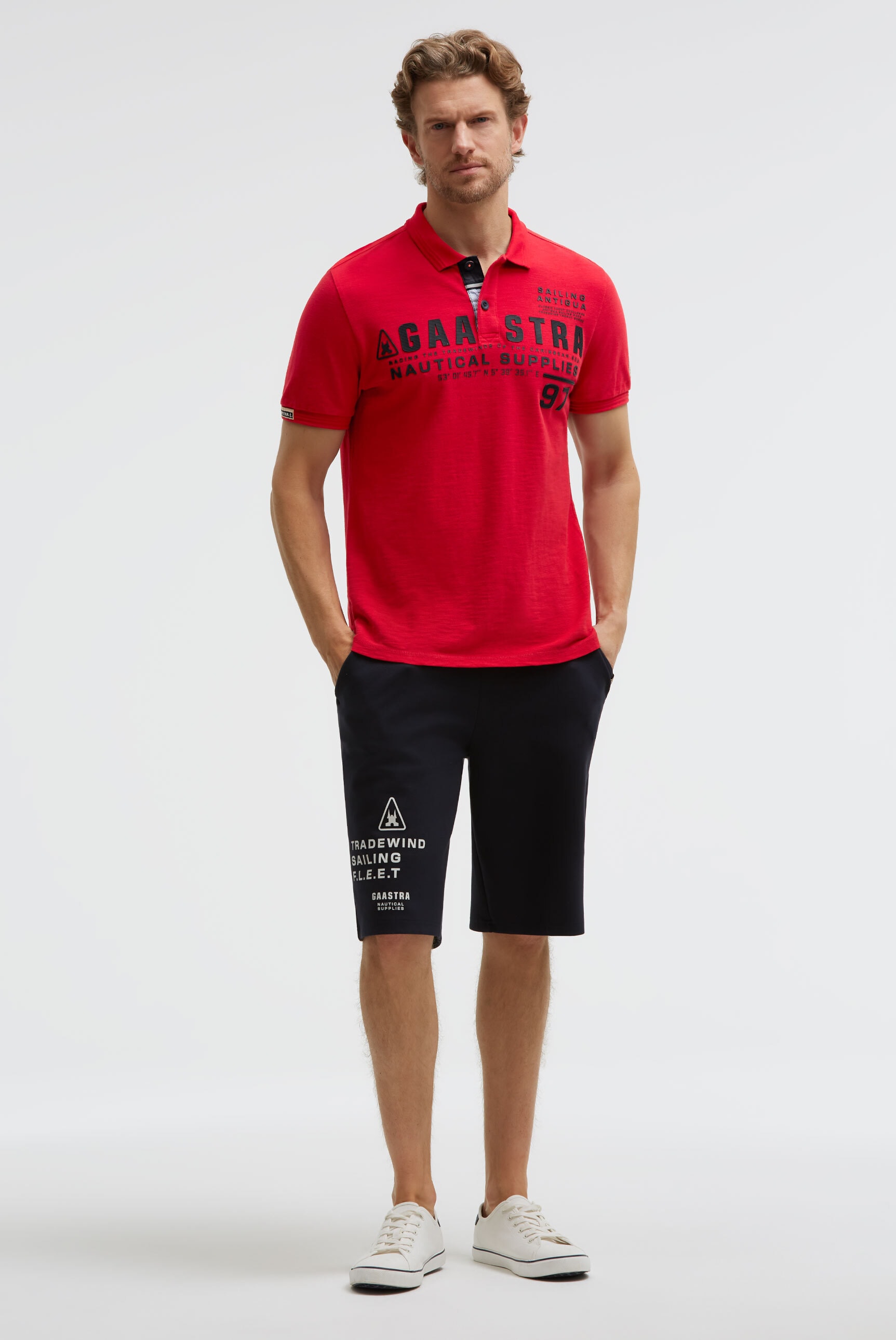 Gaastra Poloshirt mit Seitenschlitze