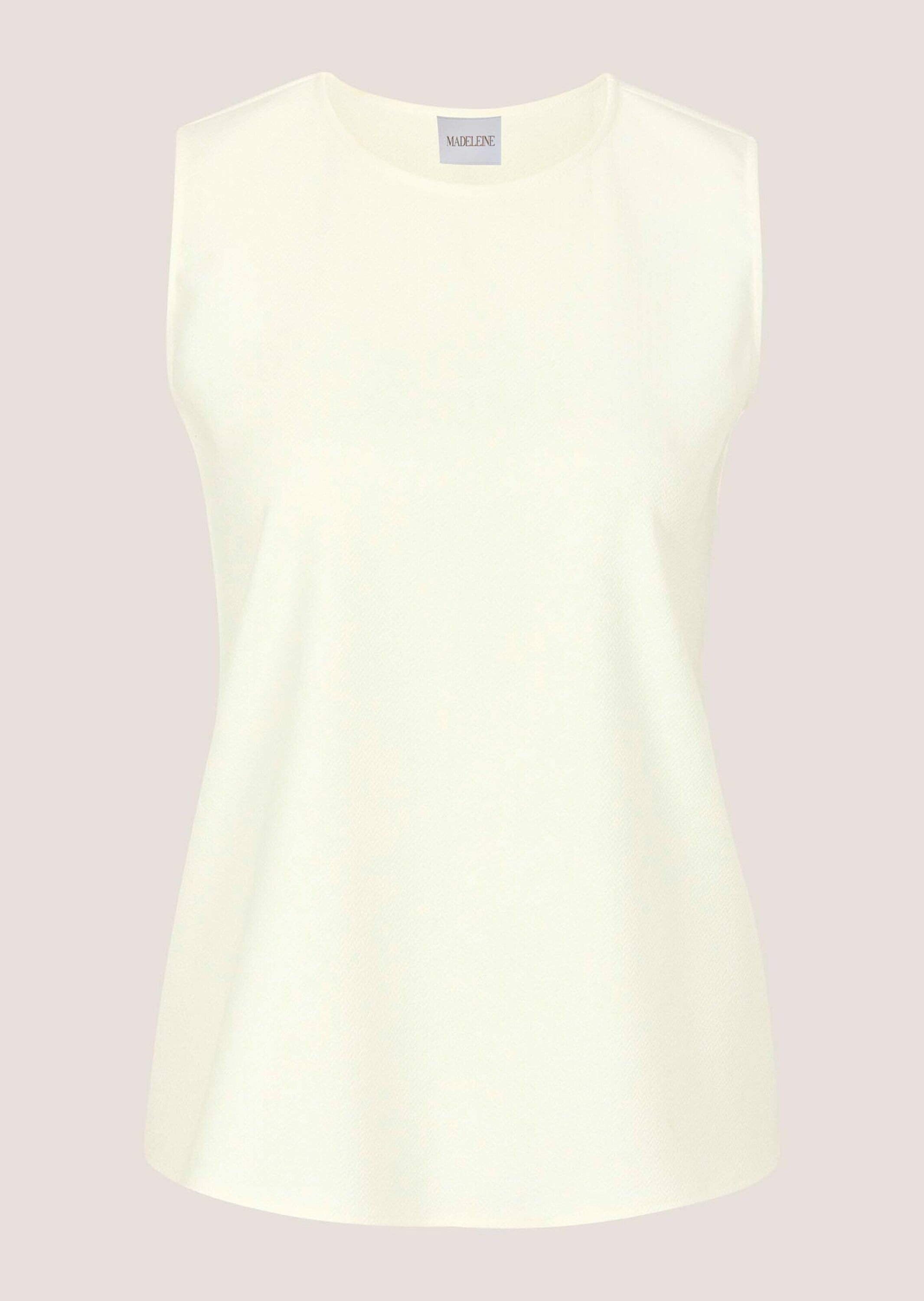 MADELEINE Trägertop "Top Klassisches kurzärmliges Blusentop mit Schlitz" günstig online kaufen
