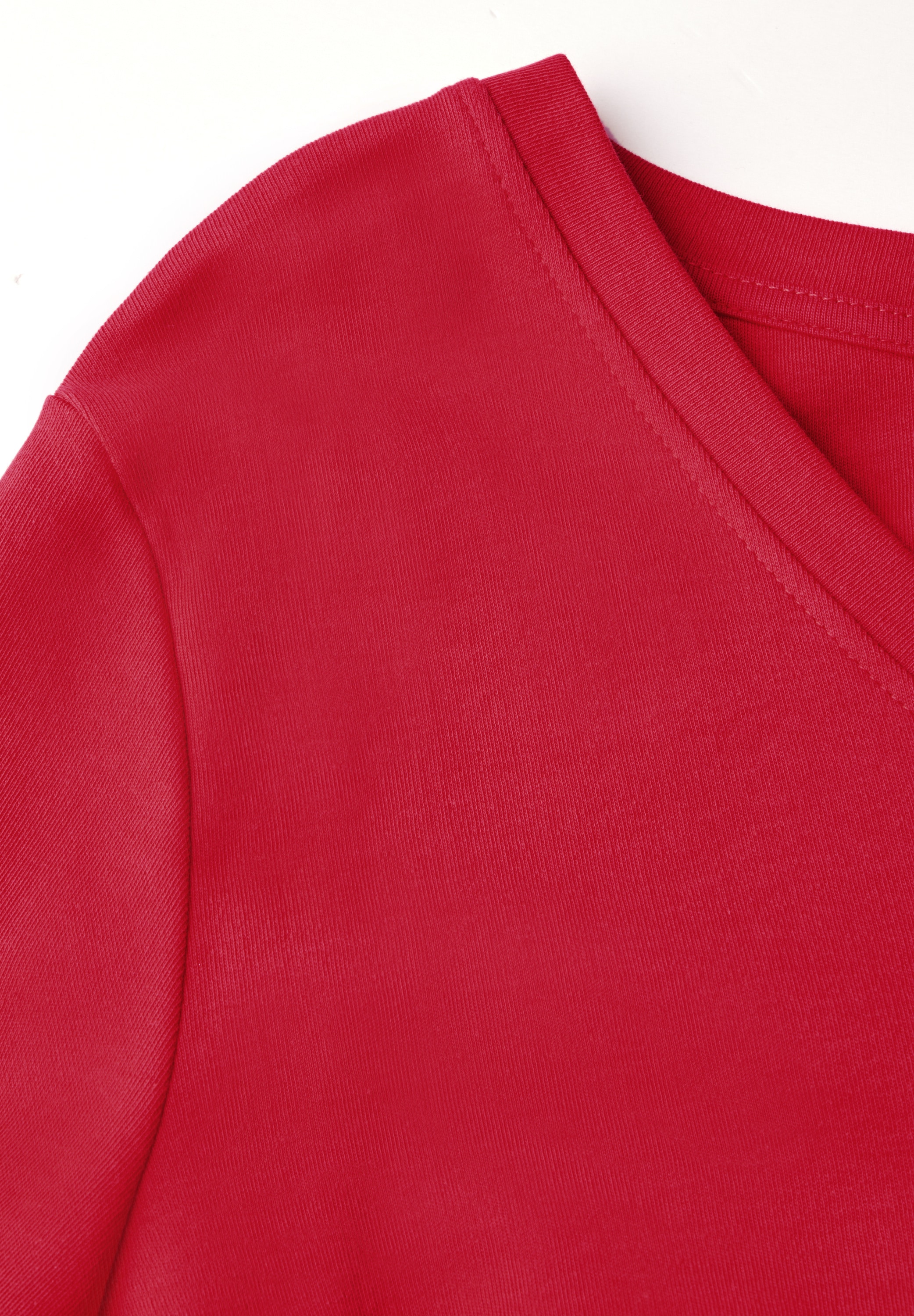 STREET ONE V-Shirt, aus reiner Baumwolle