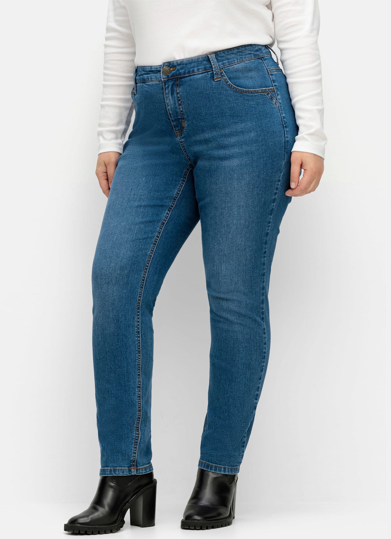 Sheego Bequeme Jeans 1 Stk. tlg. günstig online kaufen