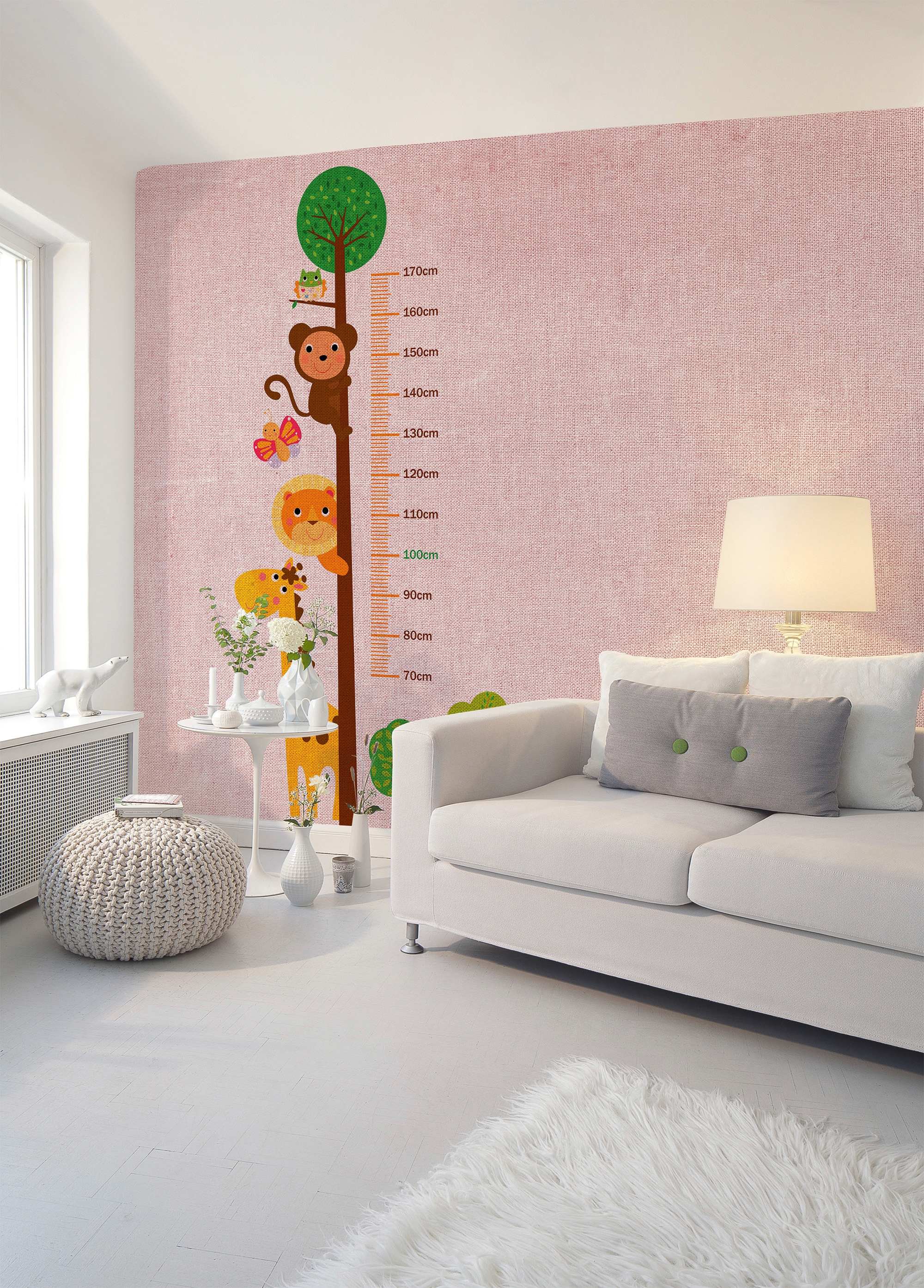 living walls Fototapete »Designwalls Kids Grow Stick 2«, Vlies, Wand, Schräge, Decke