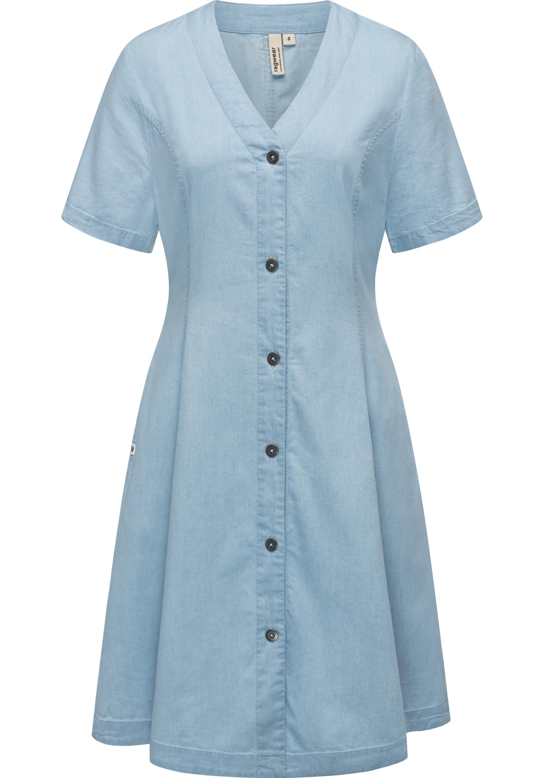 Ragwear Sommerkleid "Kveeda Denim" Außentaschen  Eingrifftaschen Sommerlich günstig online kaufen
